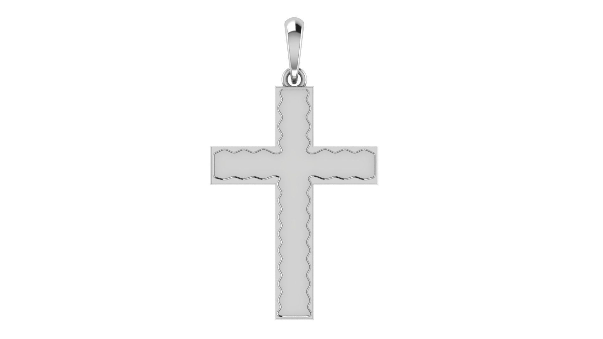 CROSS PENDANT CR214 3D print model_13