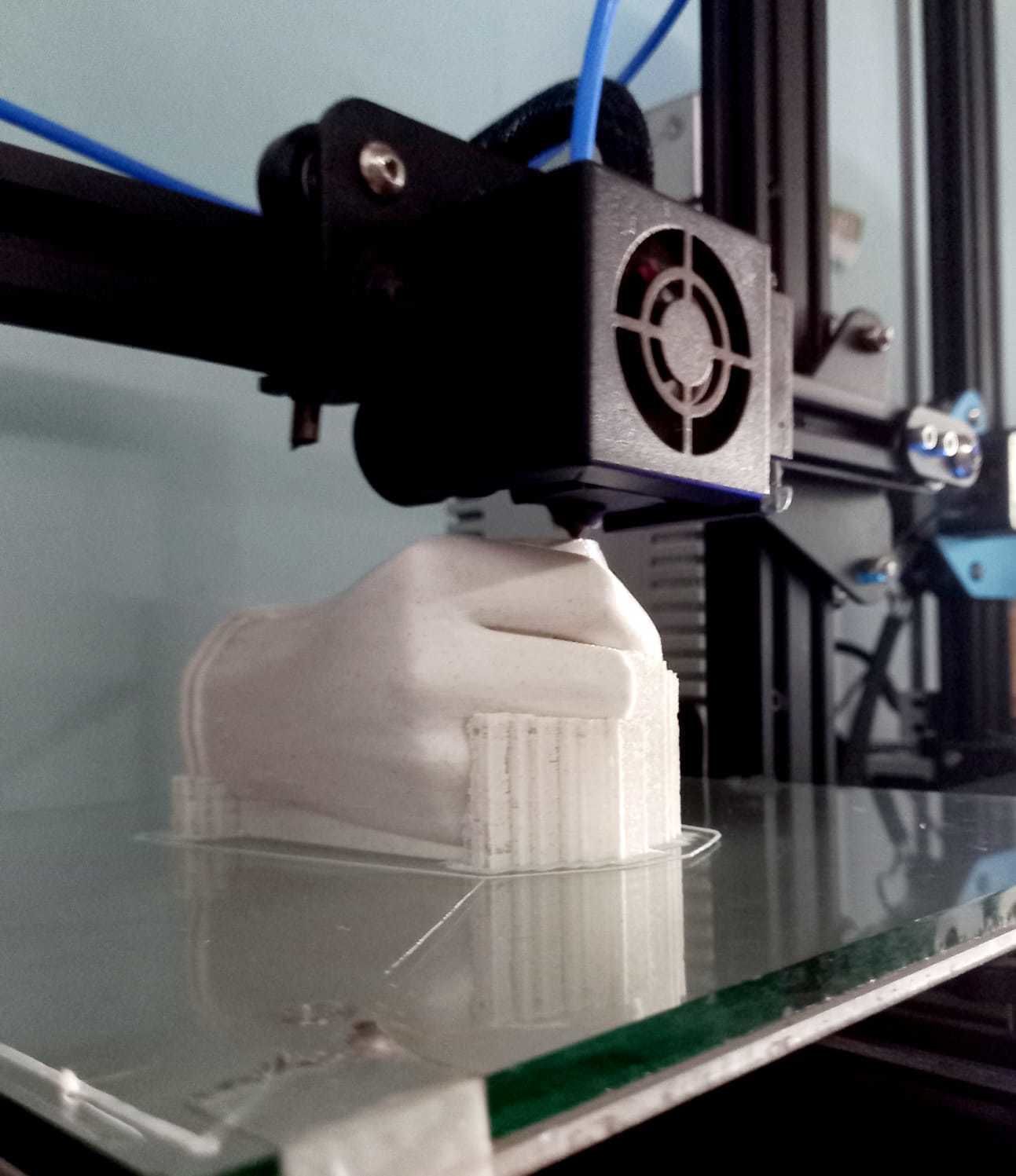 Hand writing pen holder 3D print model_5