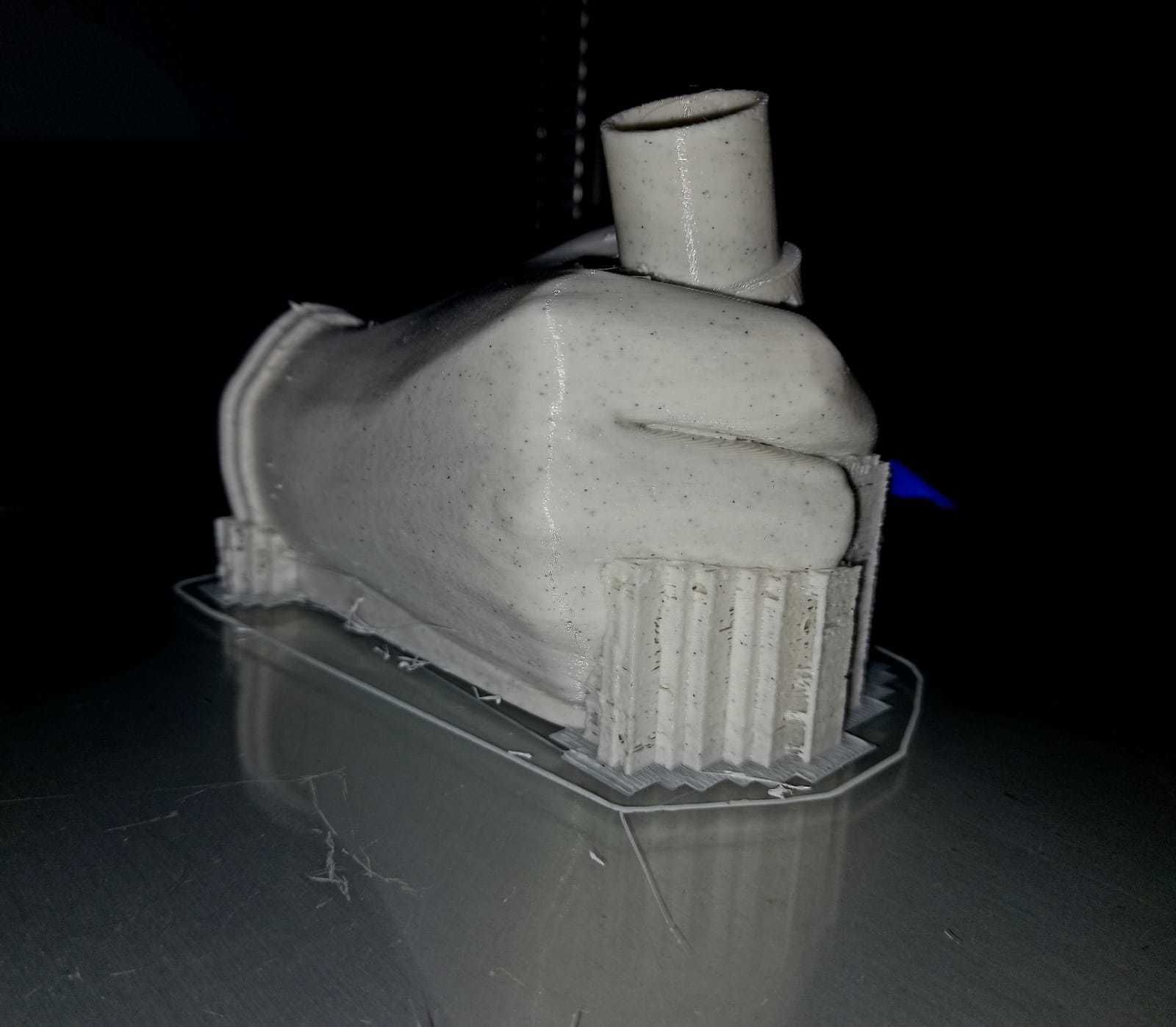 Hand writing pen holder 3D print model_6