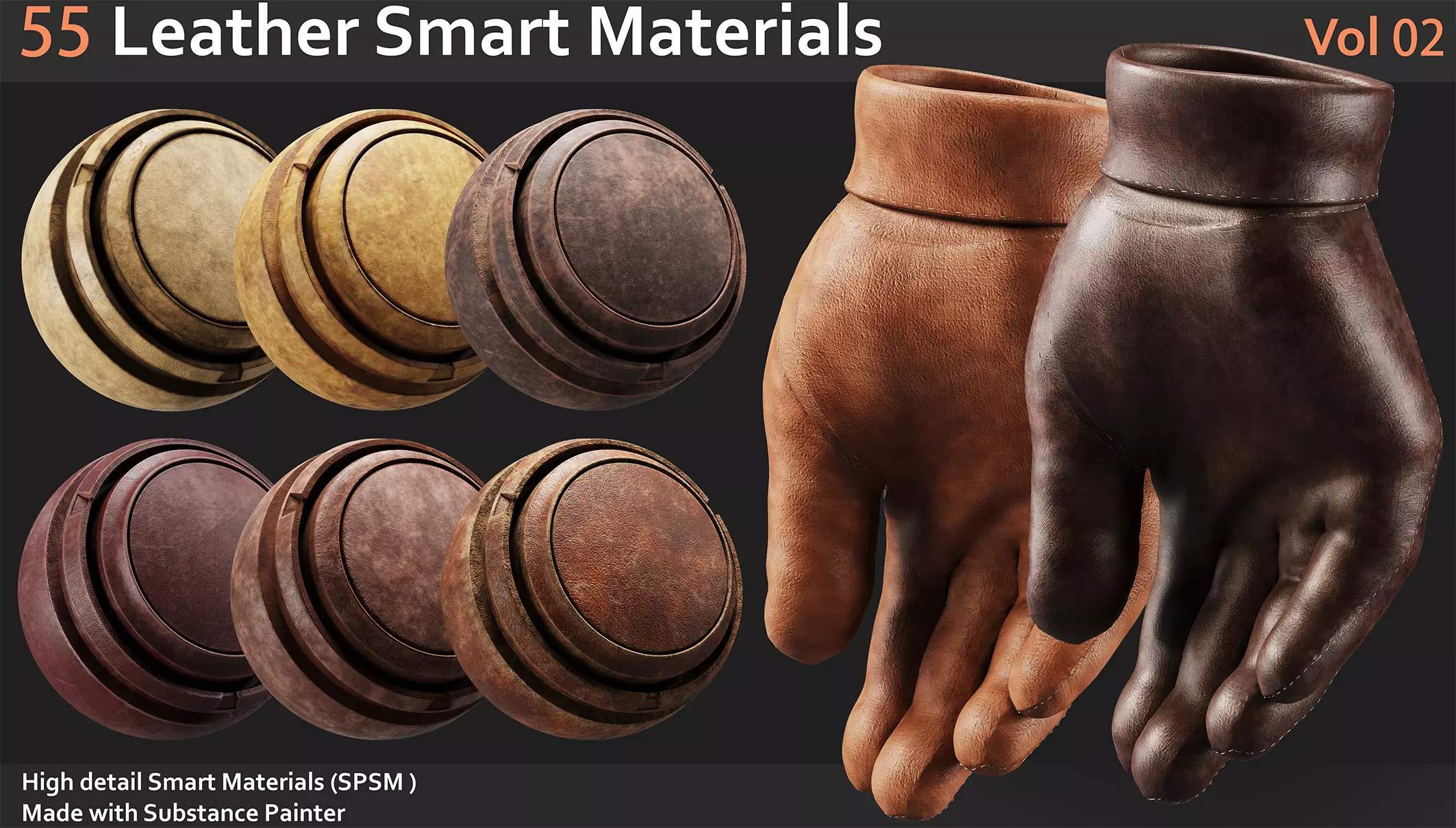 55 Leather Smart Materials Vol2 Texture