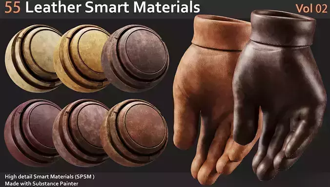 55 Leather Smart Materials Vol2 Texture