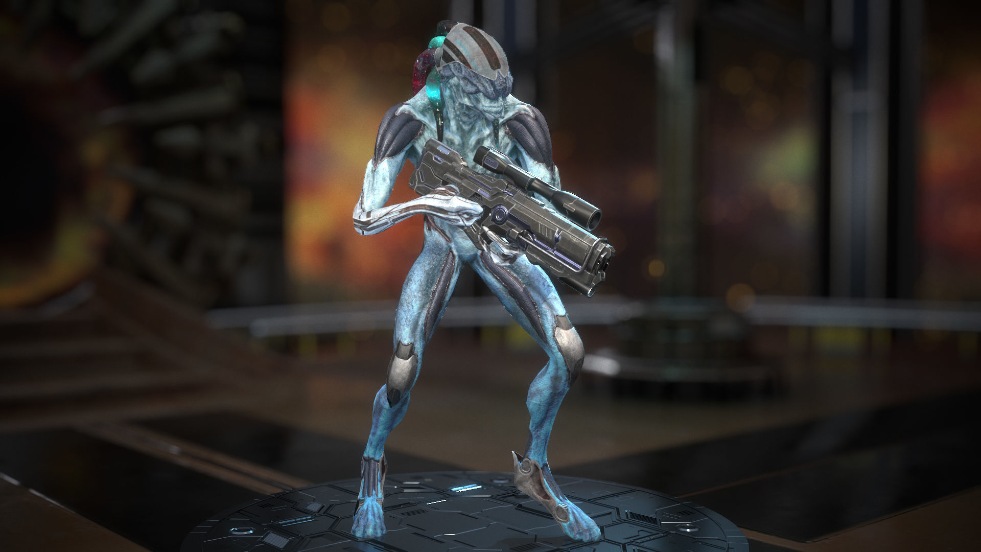 Biochemical Monster 01 Low-poly 3D model_14