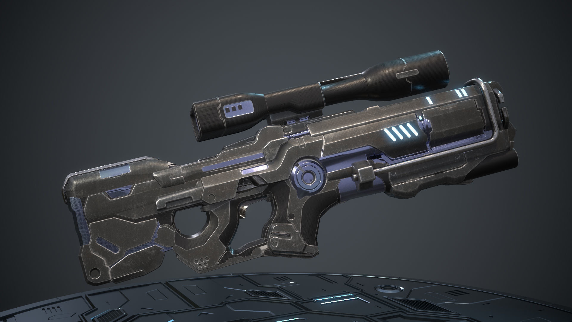 Biochemical Monster 01 Low-poly 3D model_28