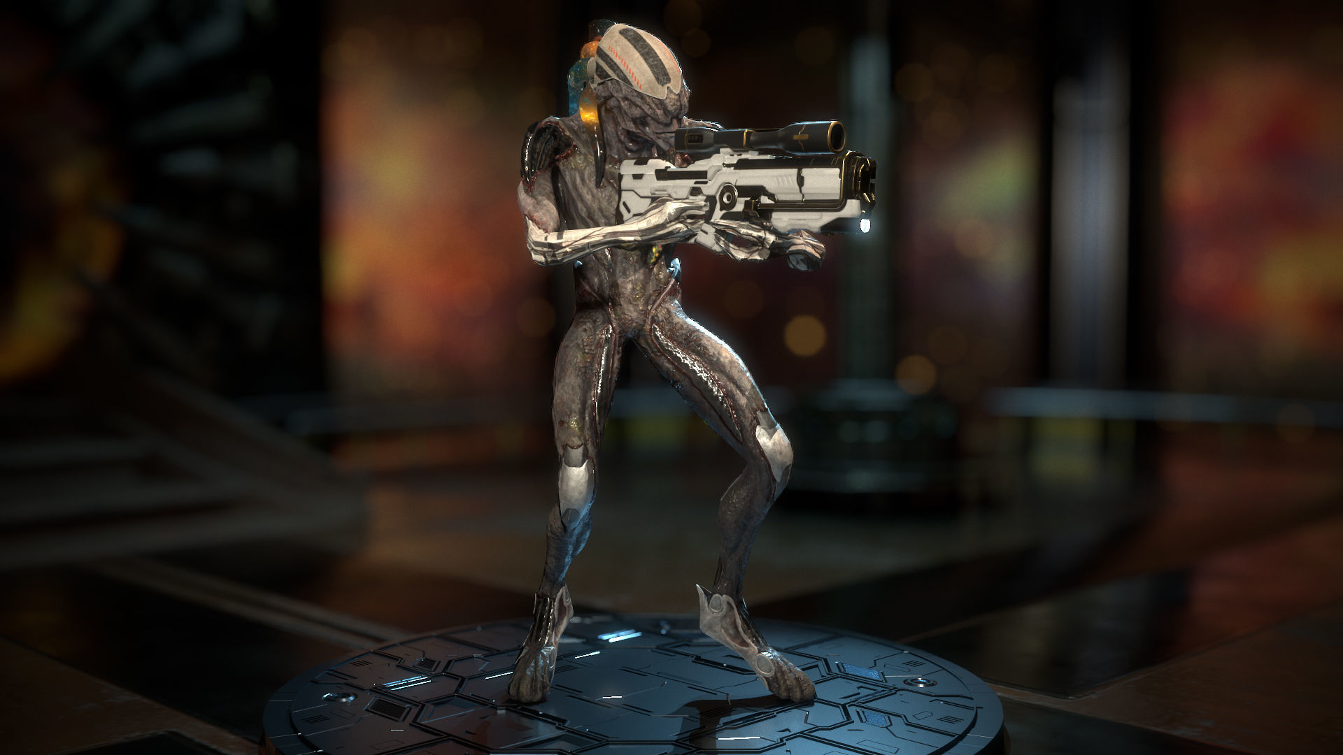 Biochemical Monster 01 Low-poly 3D model_4