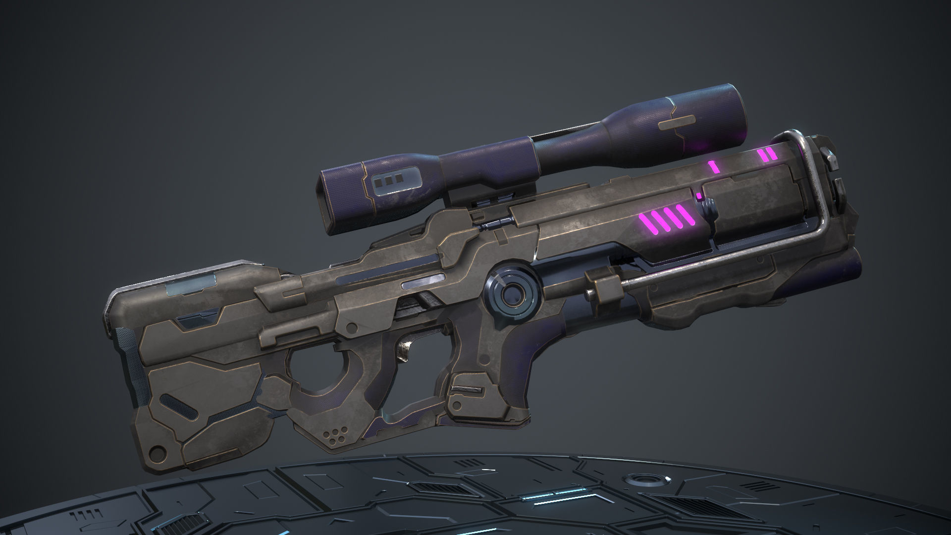 Biochemical Monster 01 Low-poly 3D model_27