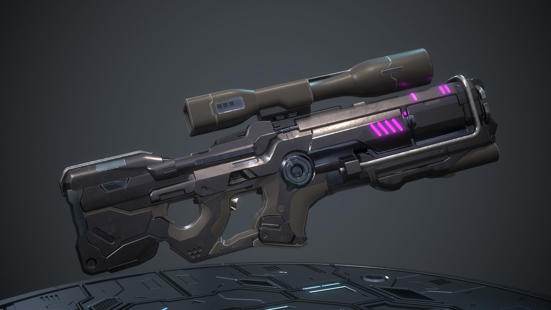 Biochemical Monster 01 Low-poly 3D model_29