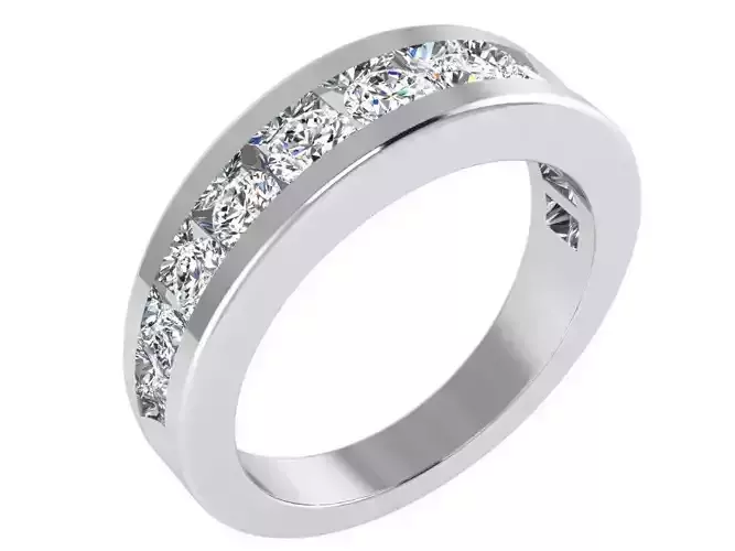 Round diamond ring 3020 3D print model 