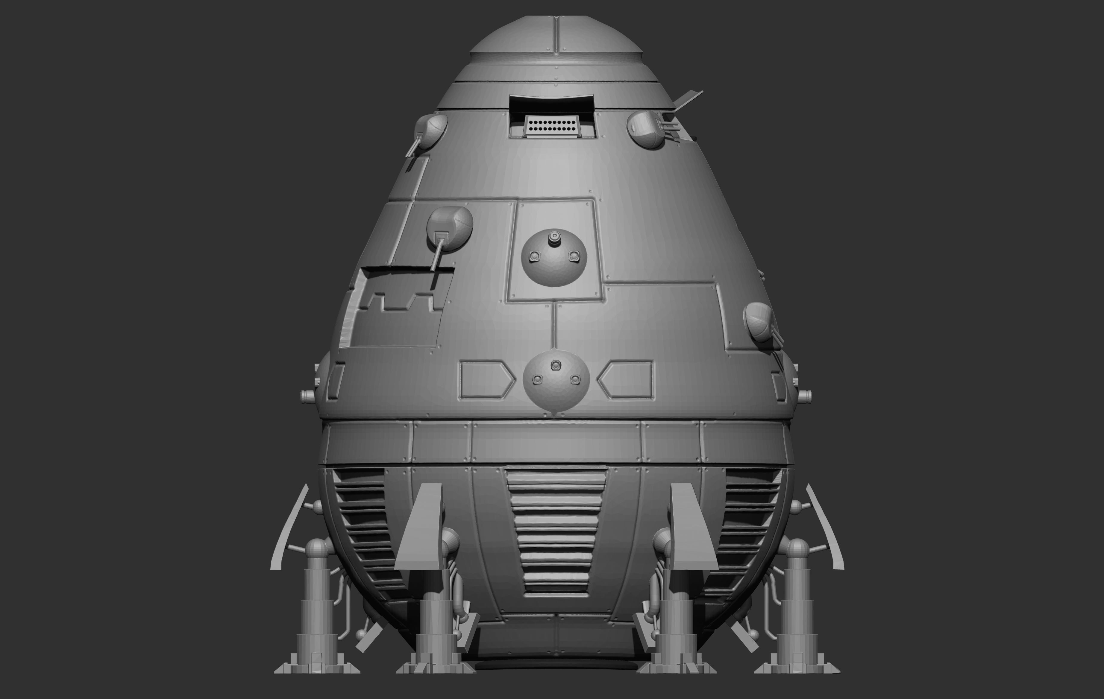 3D BattleTech Ship 3D model 3D printable | CGTrader
