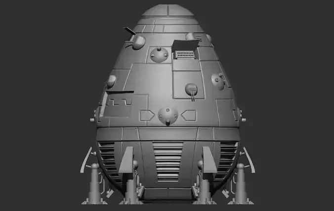 3D BattleTech Ship 