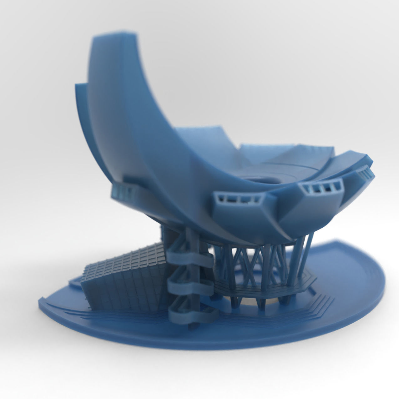 Art Science Museum of Singapore Marina Bay 3D print model_1