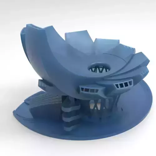 Art Science Museum of Singapore Marina Bay 3D print model