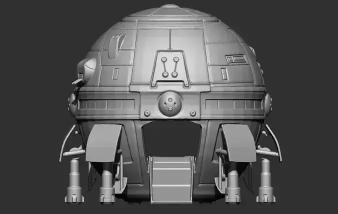 3D BattleTech DropShip  3D print model