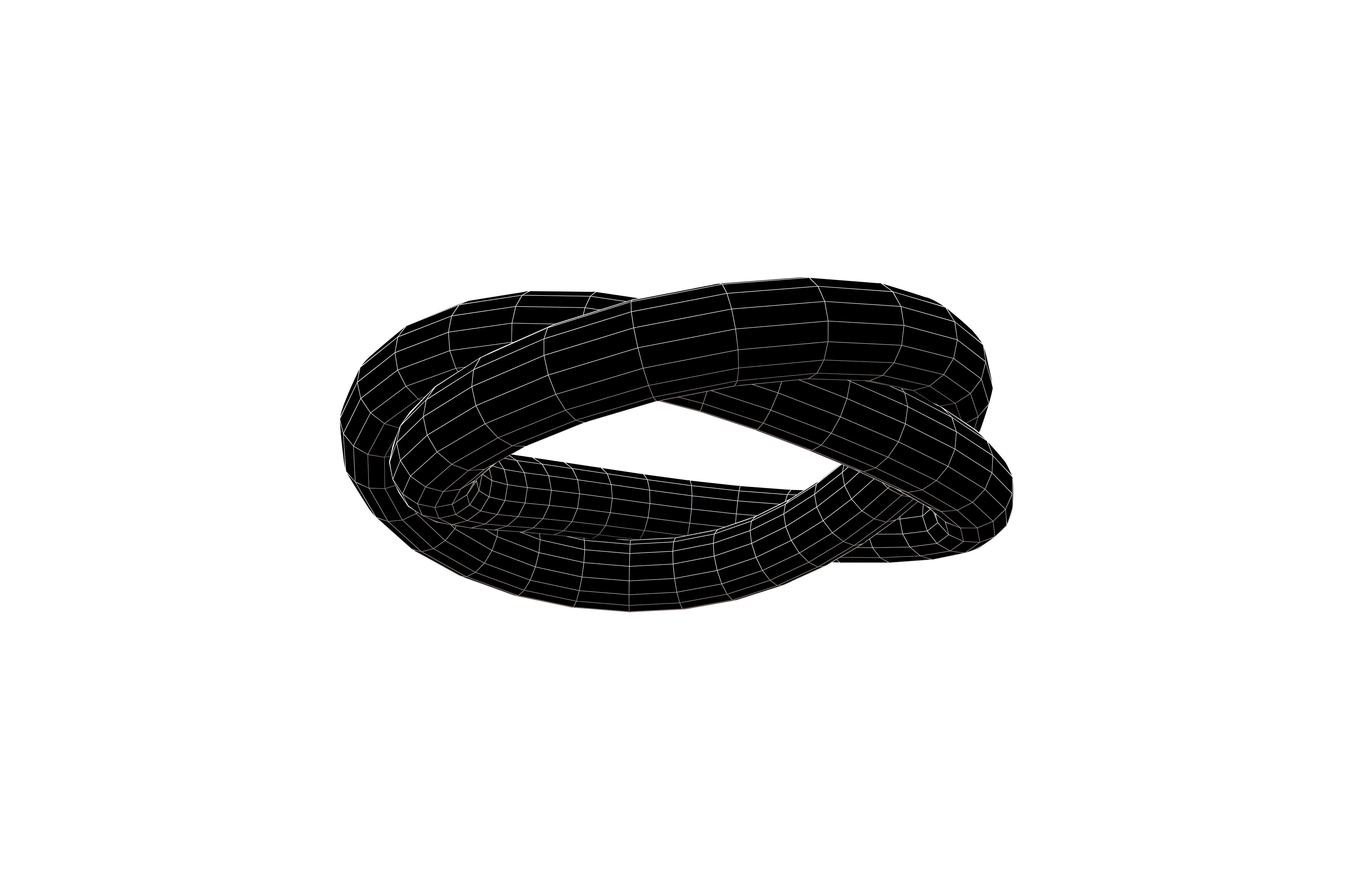 Torus Knot v1 001 Low-poly 3D model_6