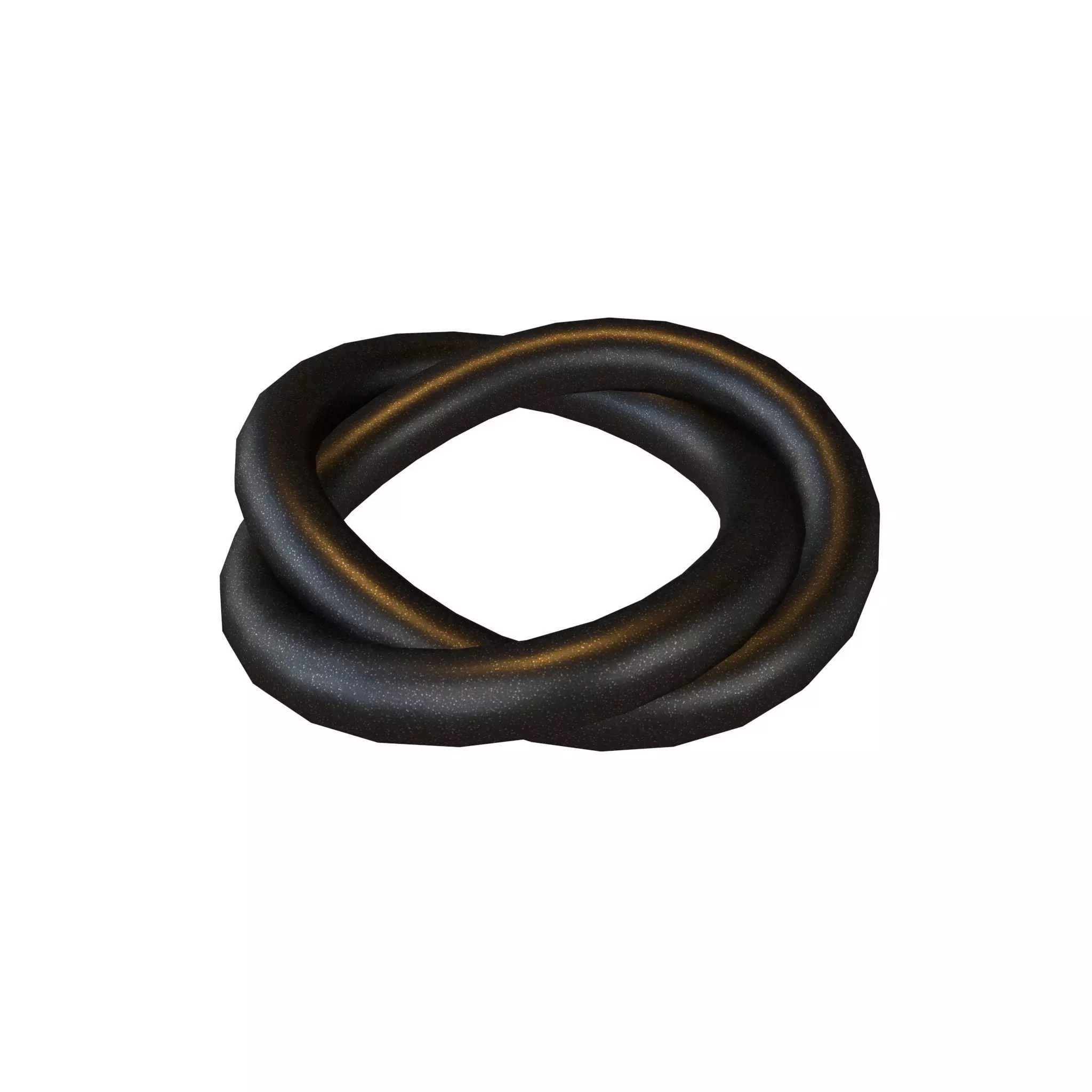 Torus Knot v1 003 Low-poly 3D model_0