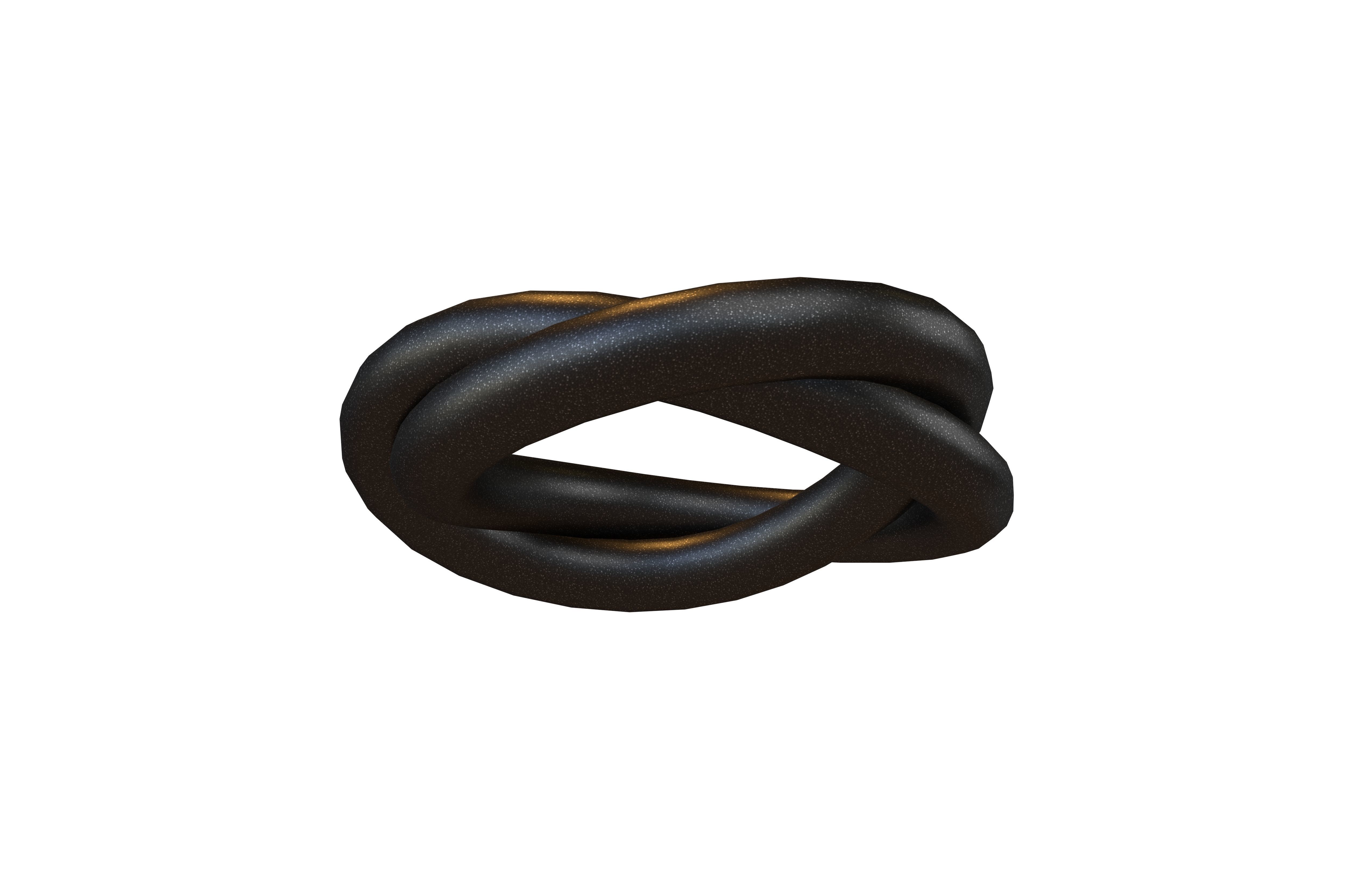 Torus Knot v1 003 Low-poly 3D model_3