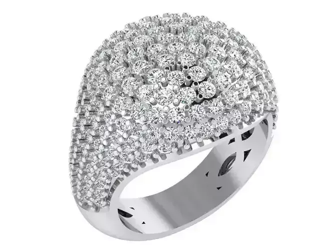 Brilliant diamond ring 3022 3D print model