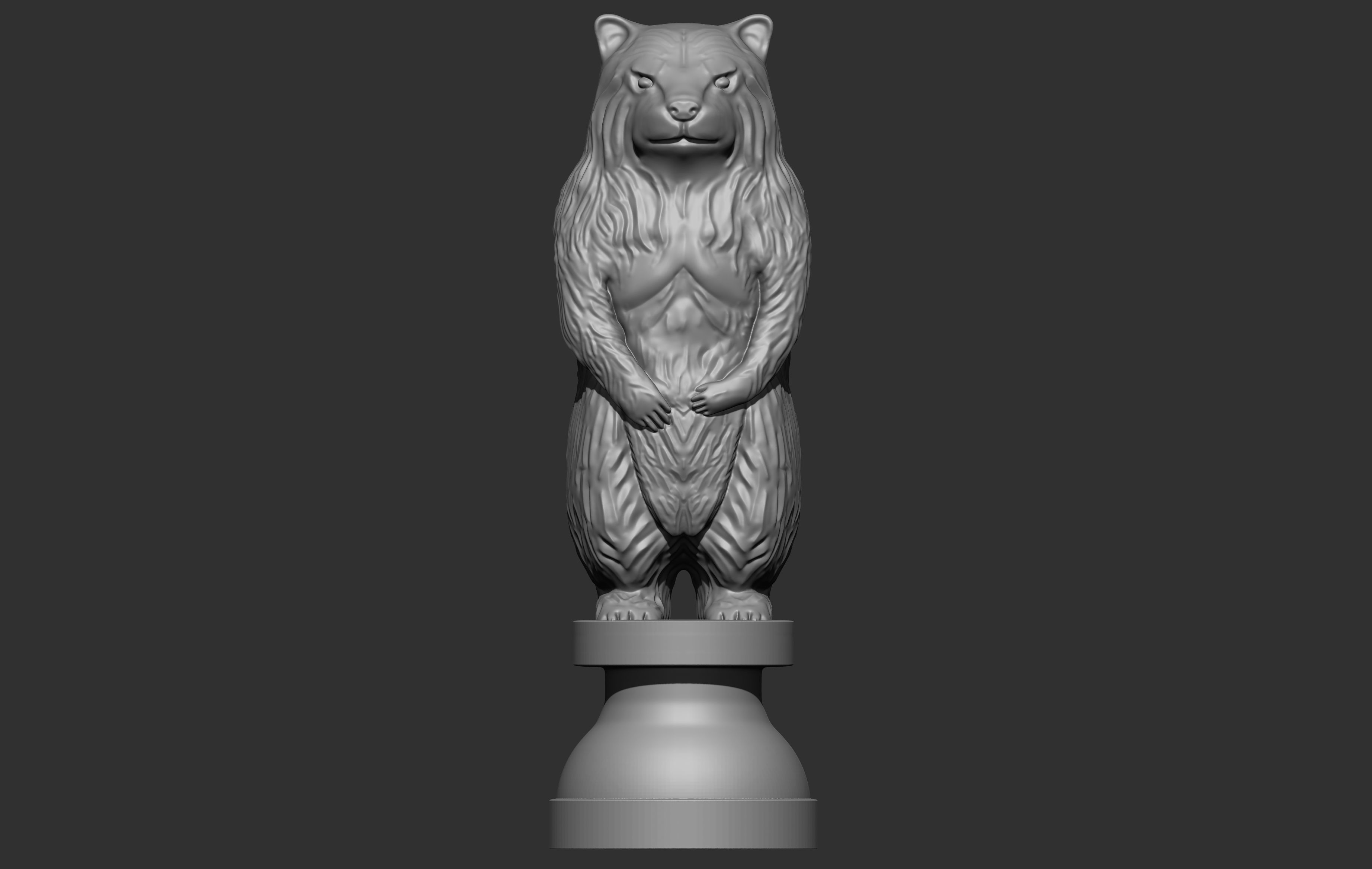 3D Beorns Chess Set  3D print model_4