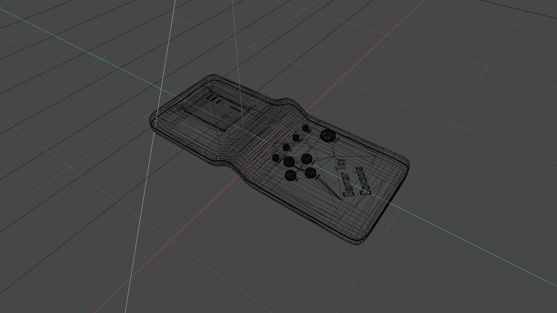 Tetris Retro Console 3D model_17