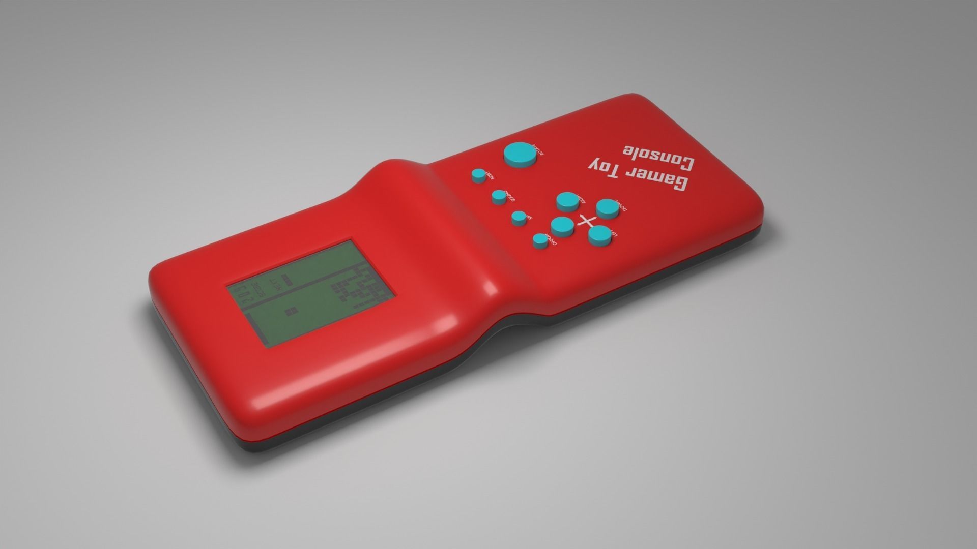 Tetris Retro Console 3D model_18