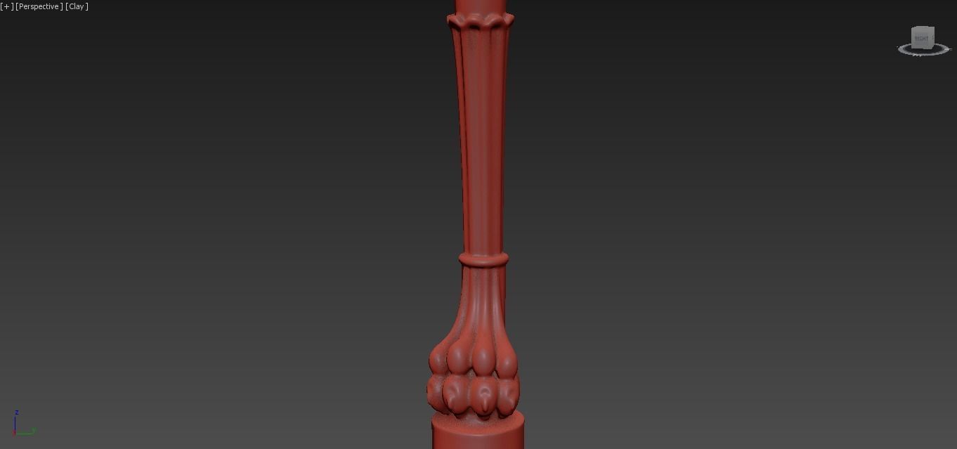 Columns Legs Tables Chairs CNC Wood 1001 3D print model_6