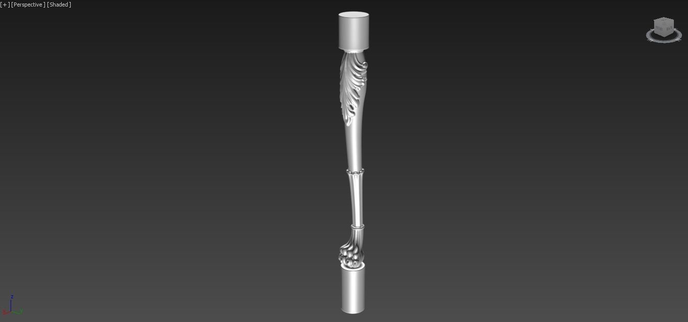 Columns Legs Tables Chairs CNC Wood 1001 3D print model_3