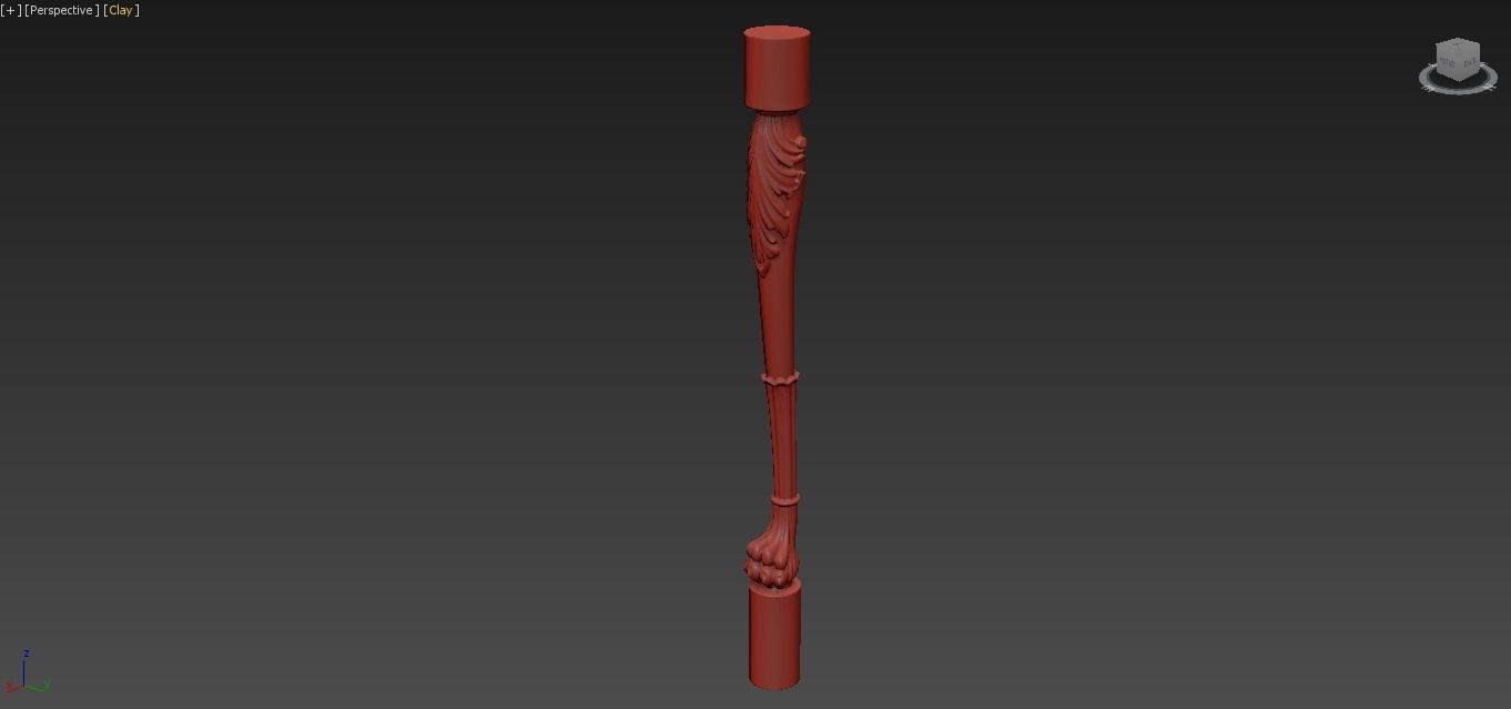 Columns Legs Tables Chairs CNC Wood 1001 3D print model_4