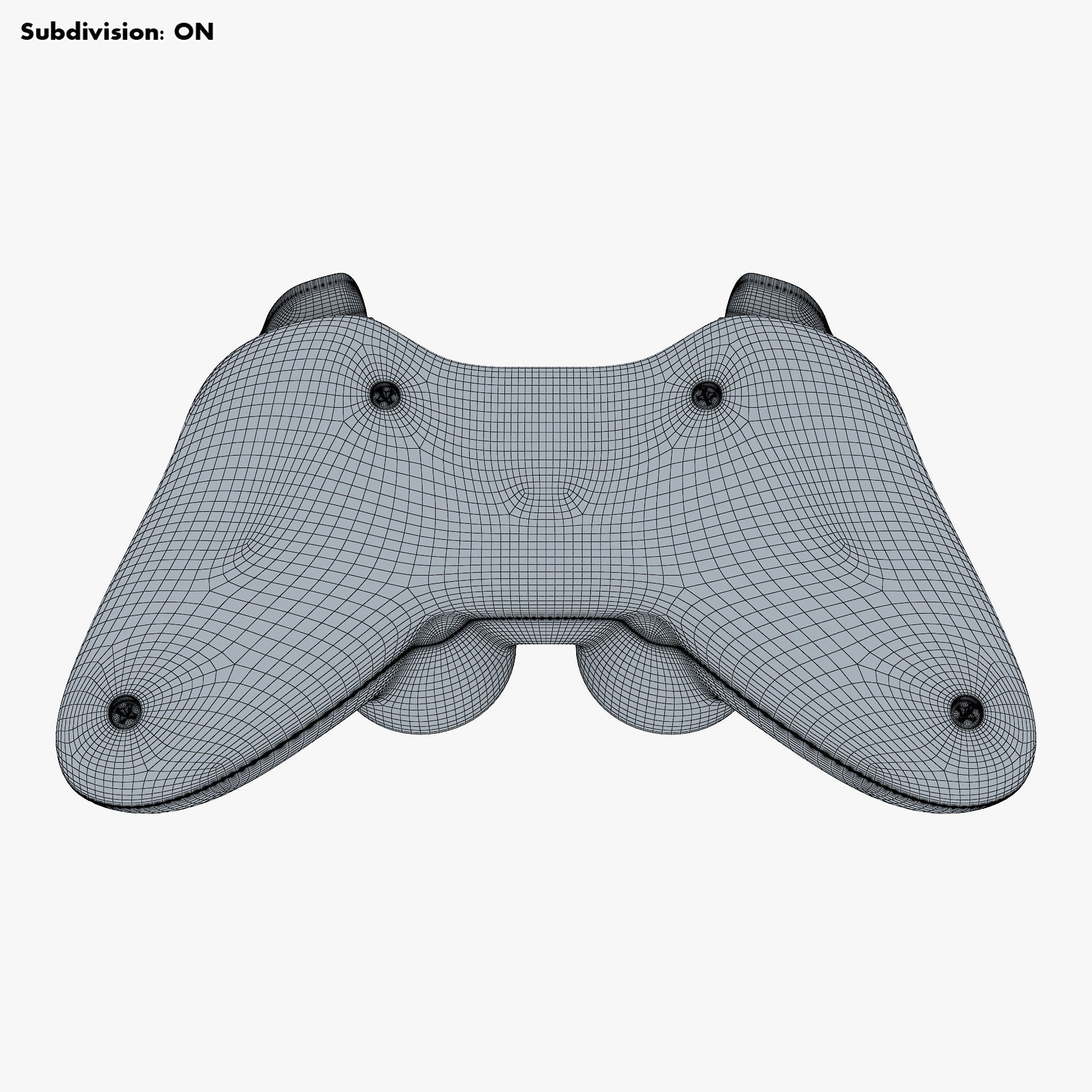 Generic Video Game Controller M 1 3D model_29