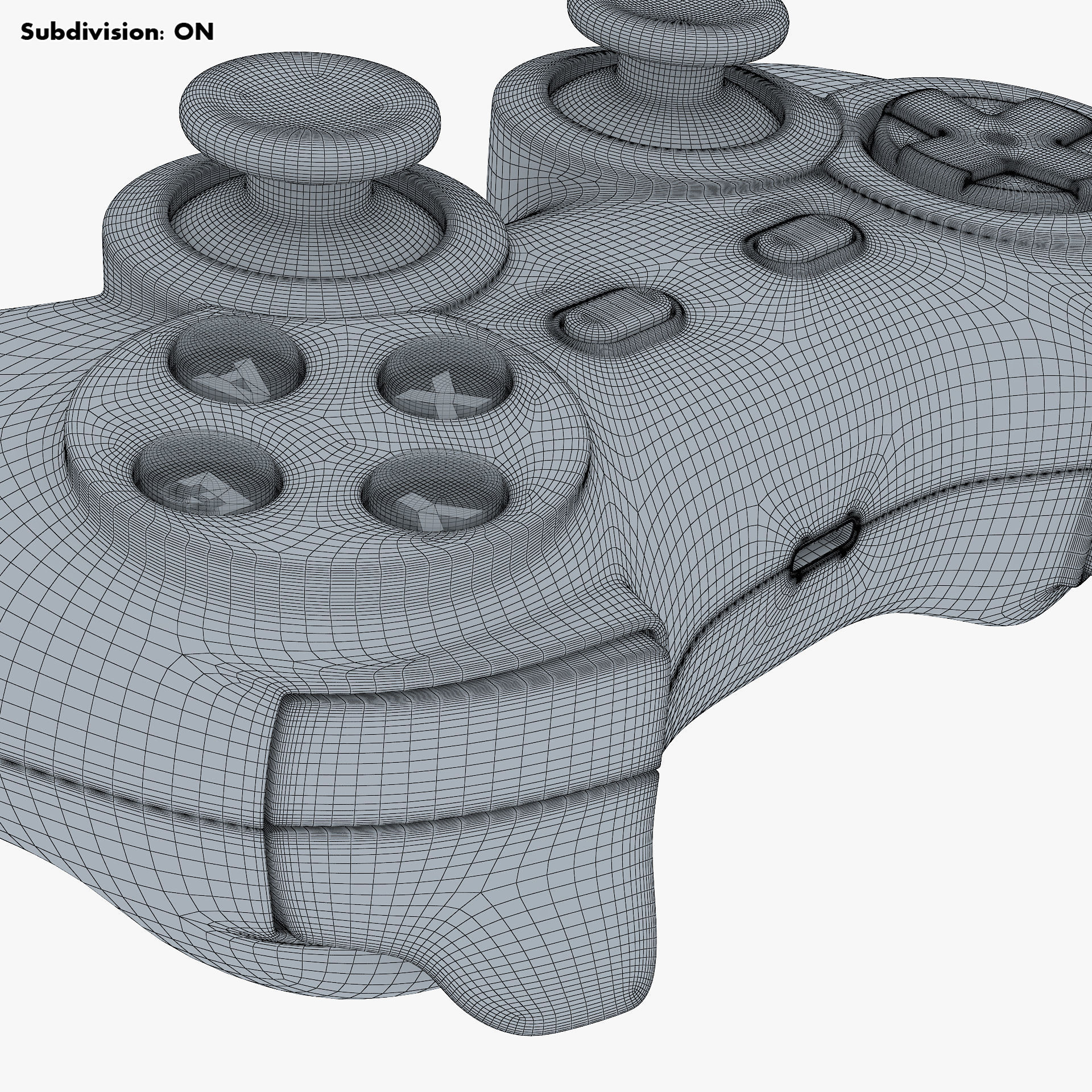 Generic Video Game Controller M 1 3D model_27