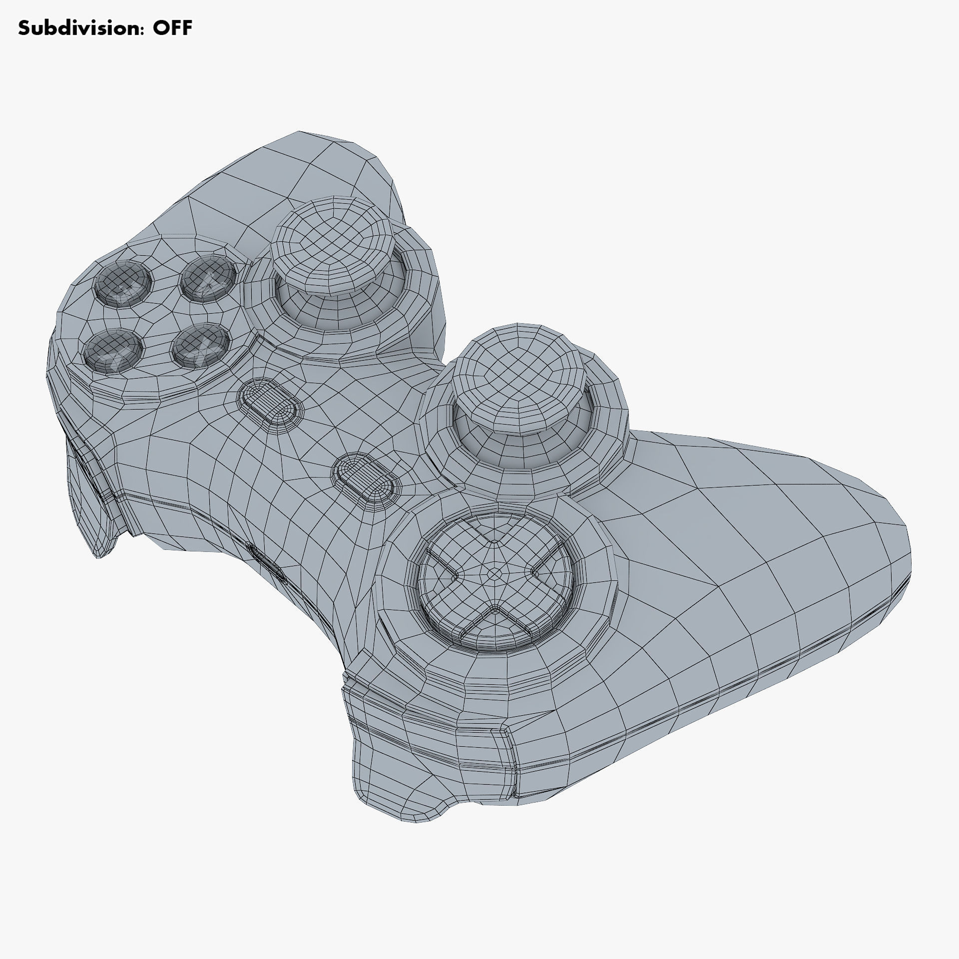 Generic Video Game Controller M 1 3D model_18