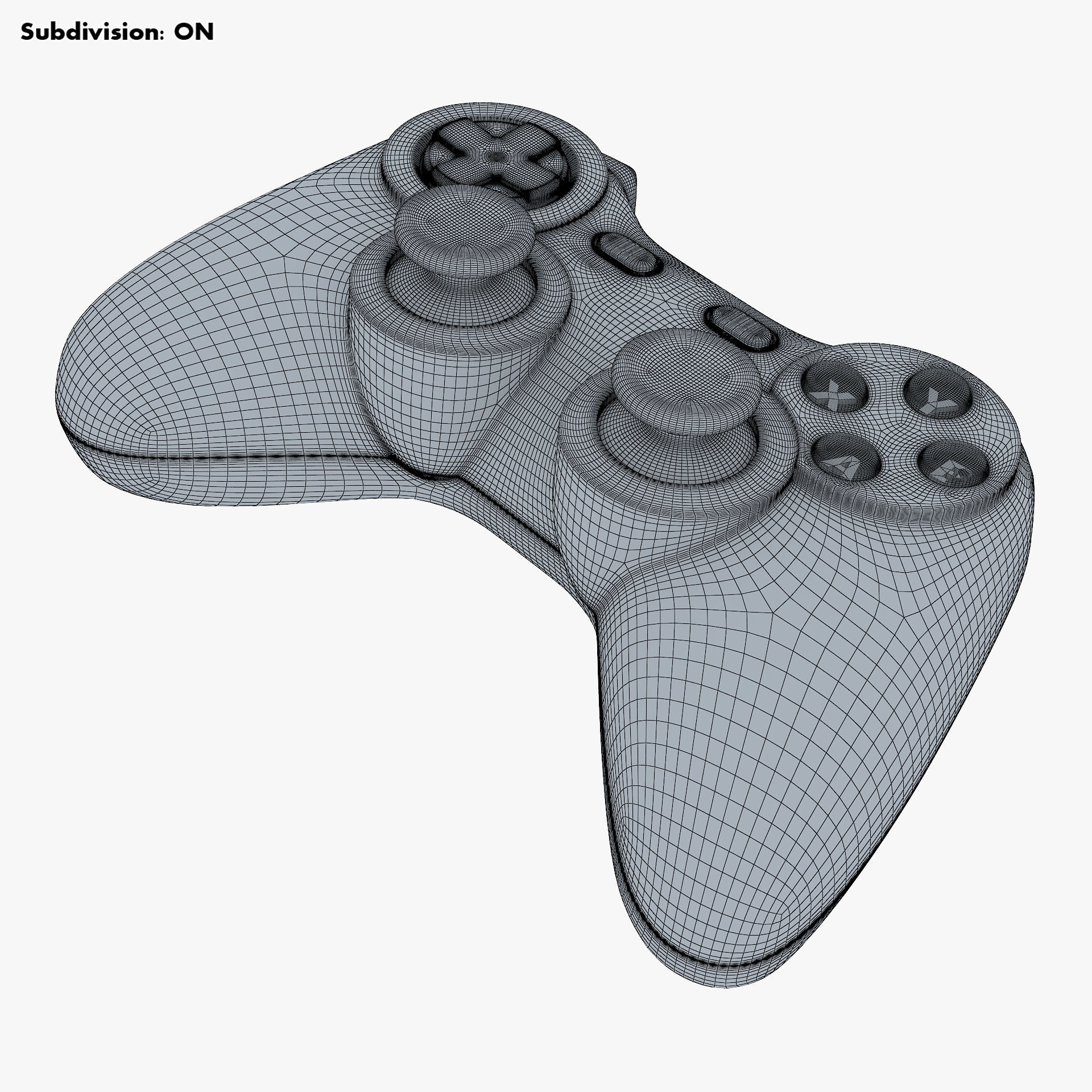 Generic Video Game Controller M 1 3D model_15