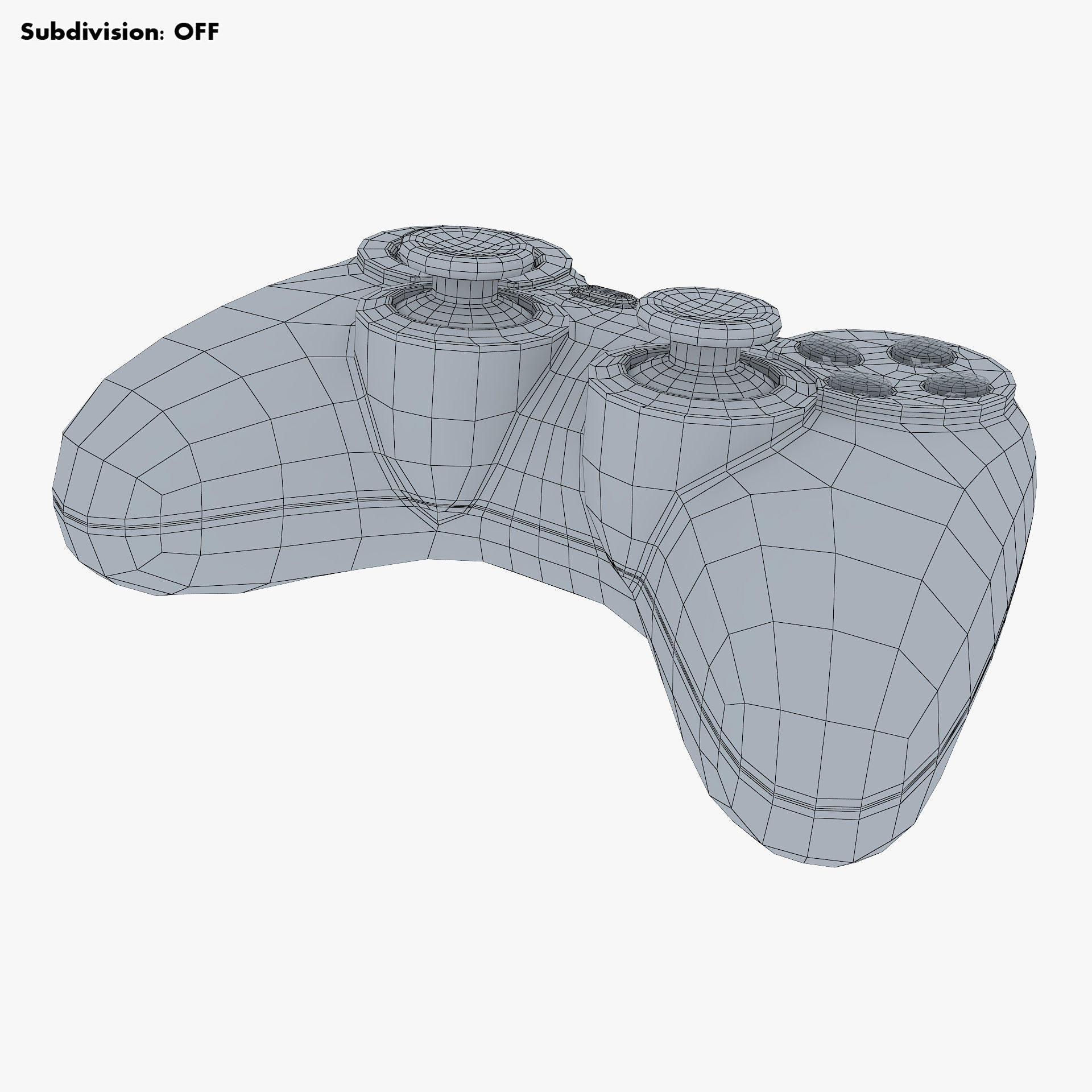 Generic Video Game Controller M 1 3D model_24