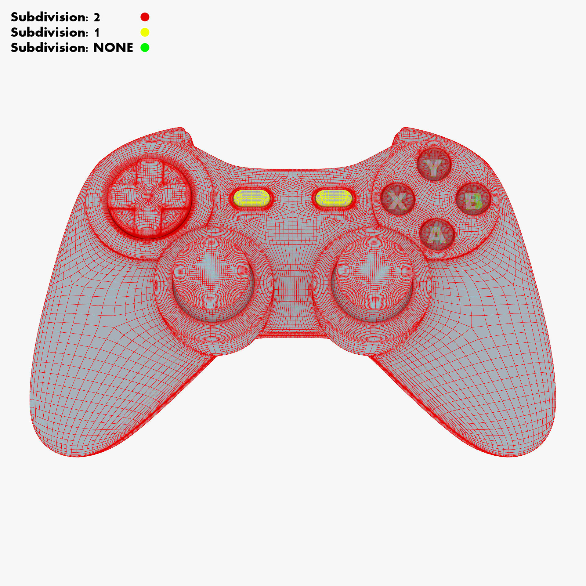 Generic Video Game Controller M 1 3D model_41