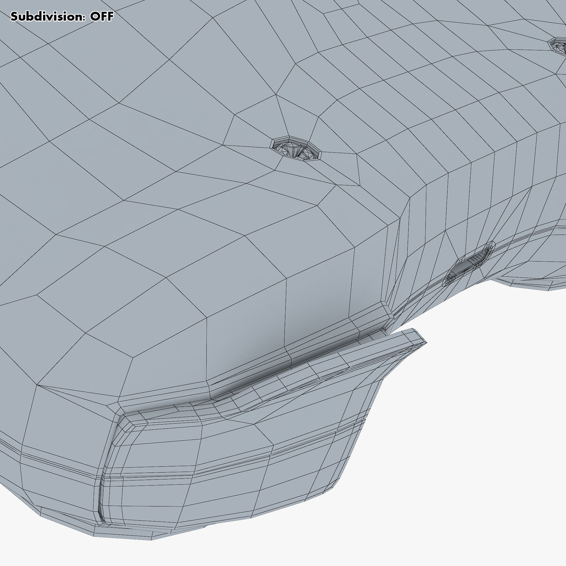 Generic Video Game Controller M 1 3D model_36