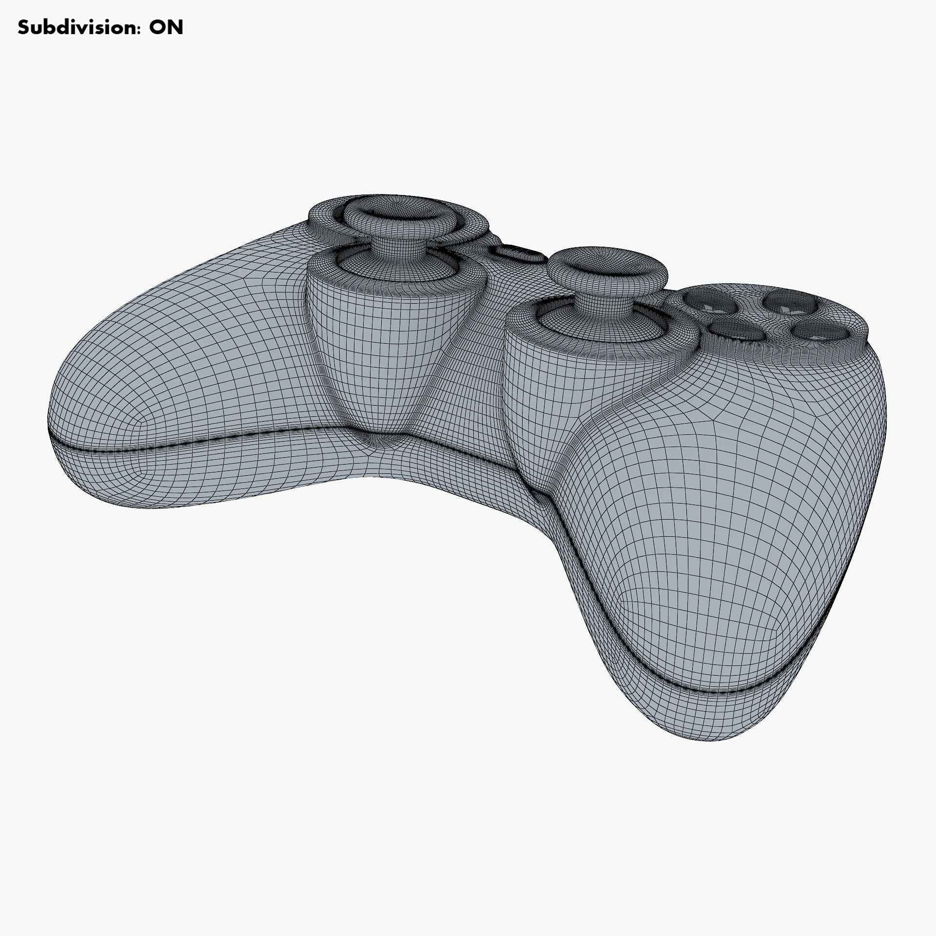 Generic Video Game Controller M 1 3D model_23