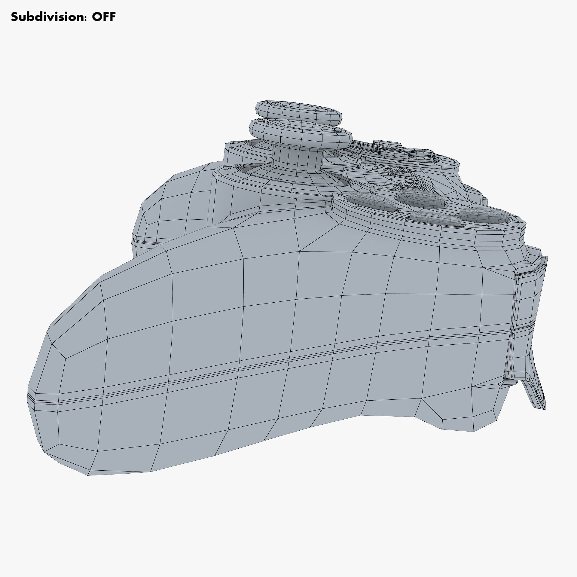 Generic Video Game Controller M 1 3D model_26