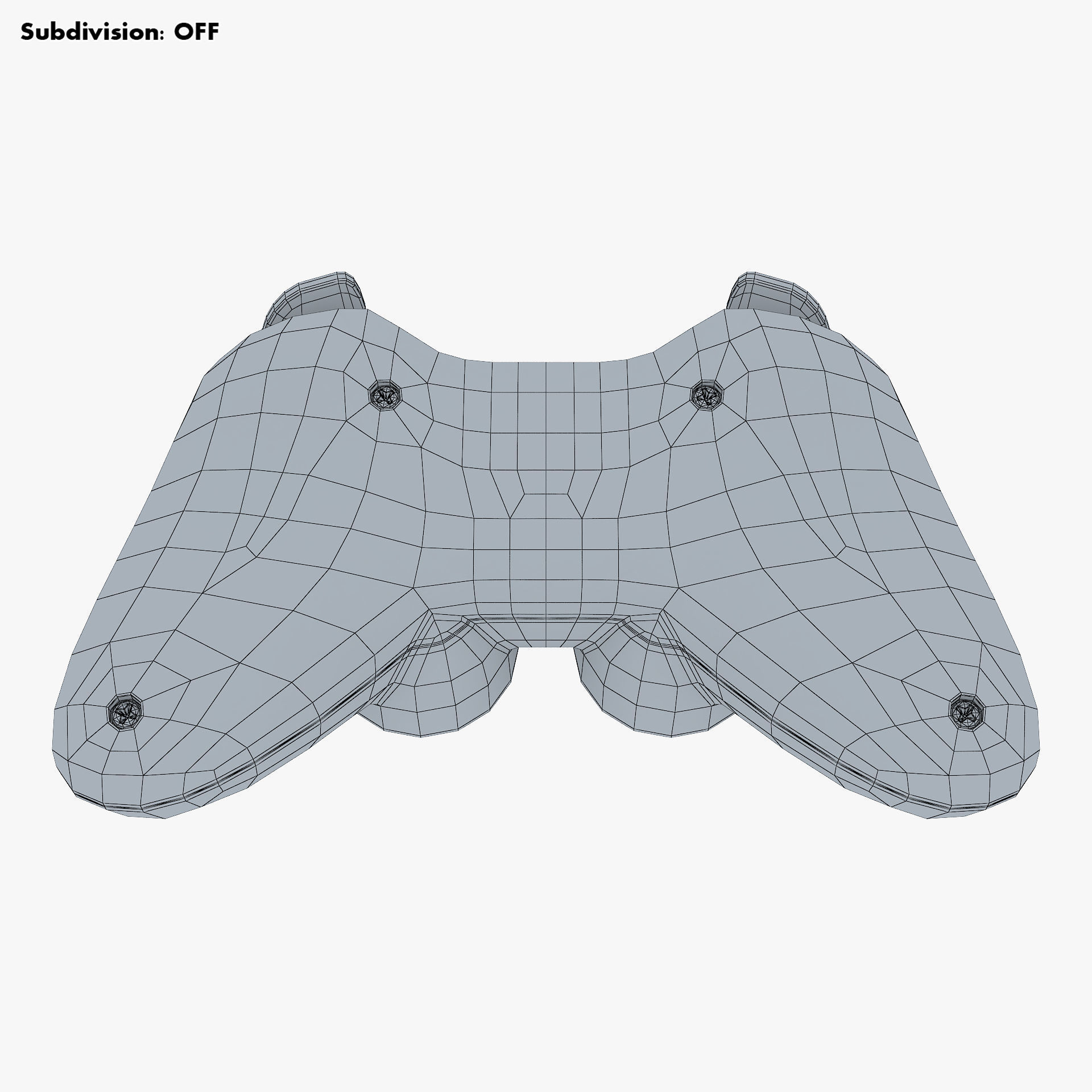 Generic Video Game Controller M 1 3D model_30