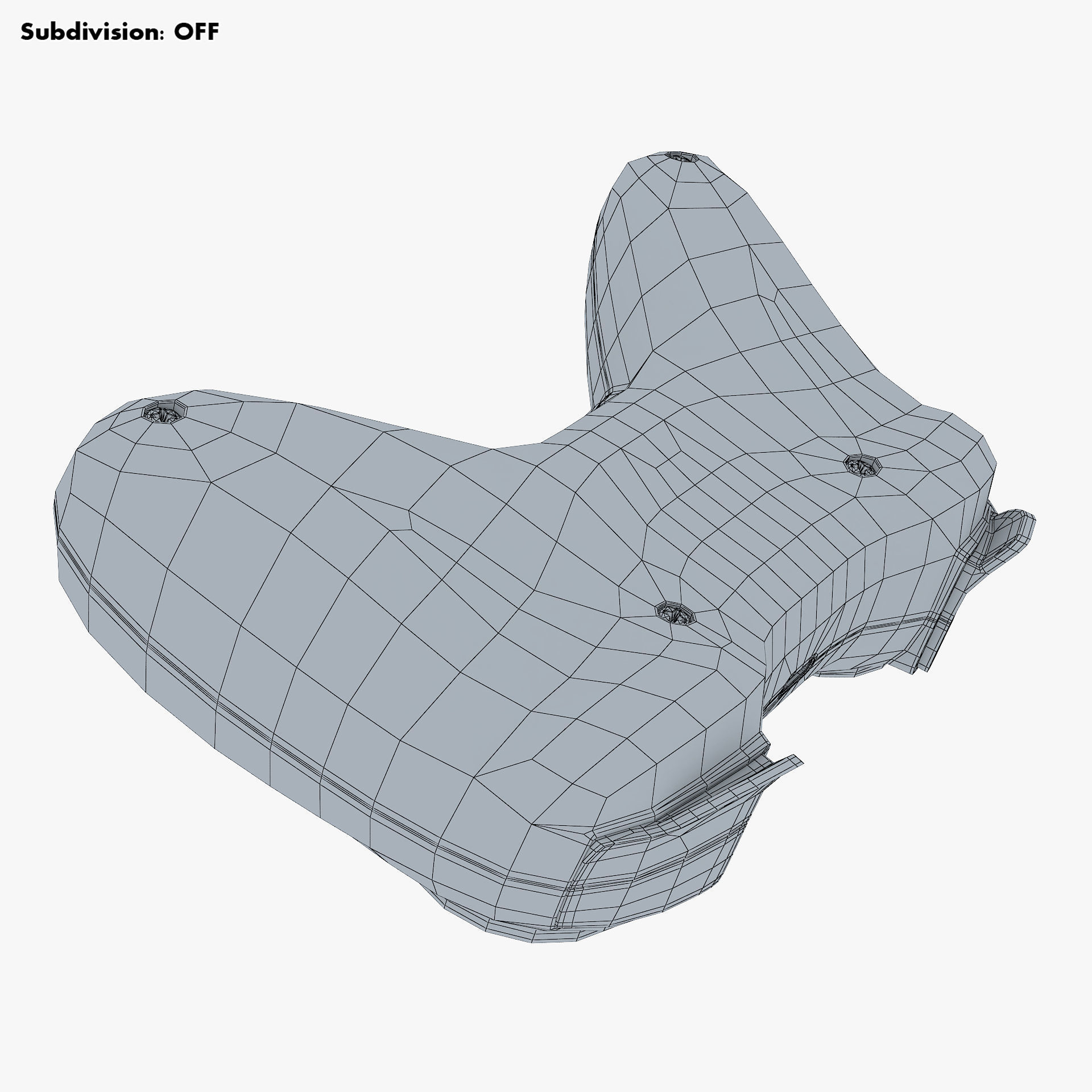 Generic Video Game Controller M 1 3D model_34