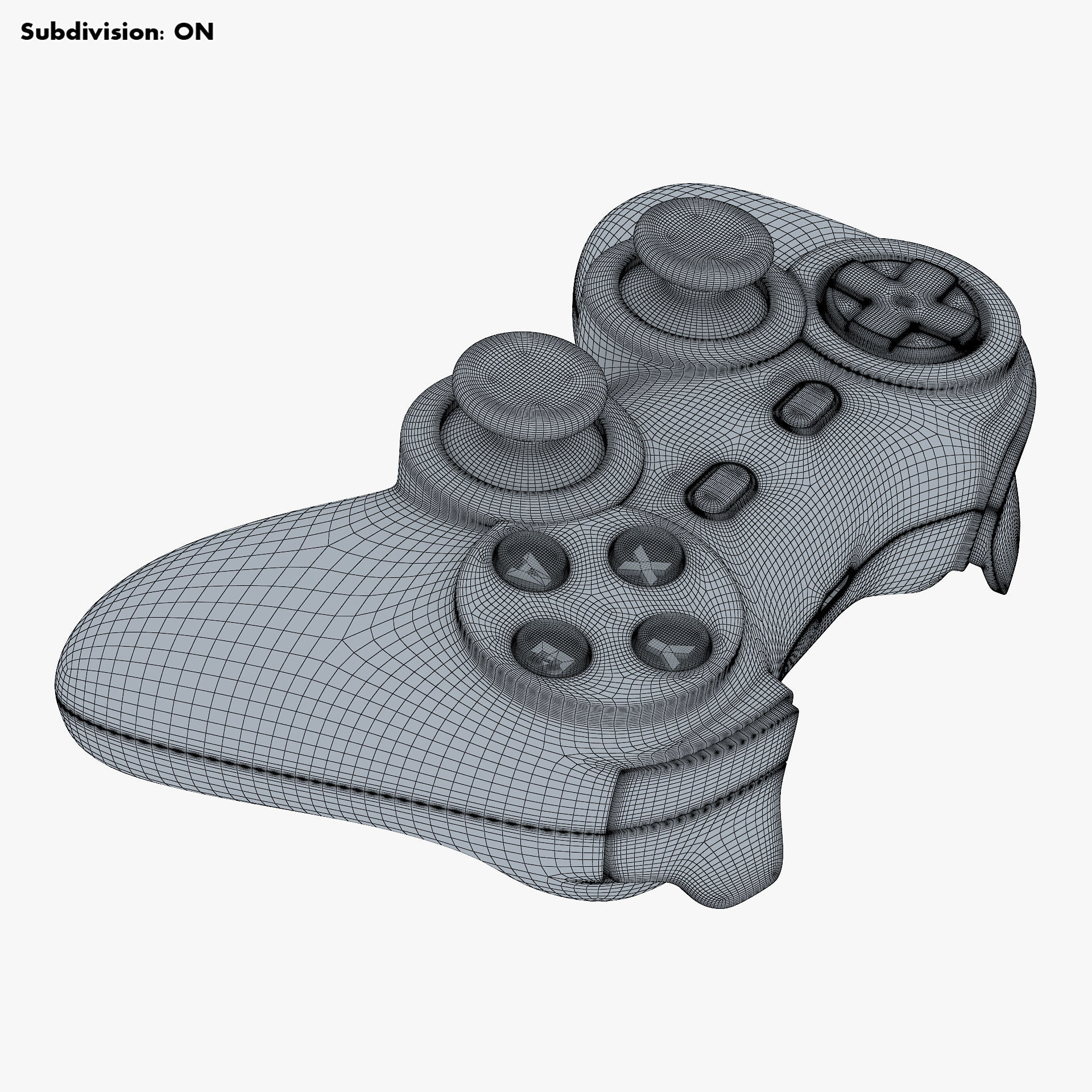 Generic Video Game Controller M 1 3D model_21