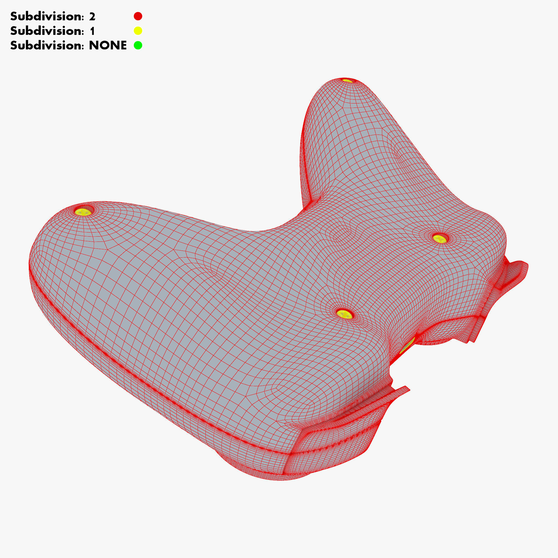 Generic Video Game Controller M 1 3D model_42