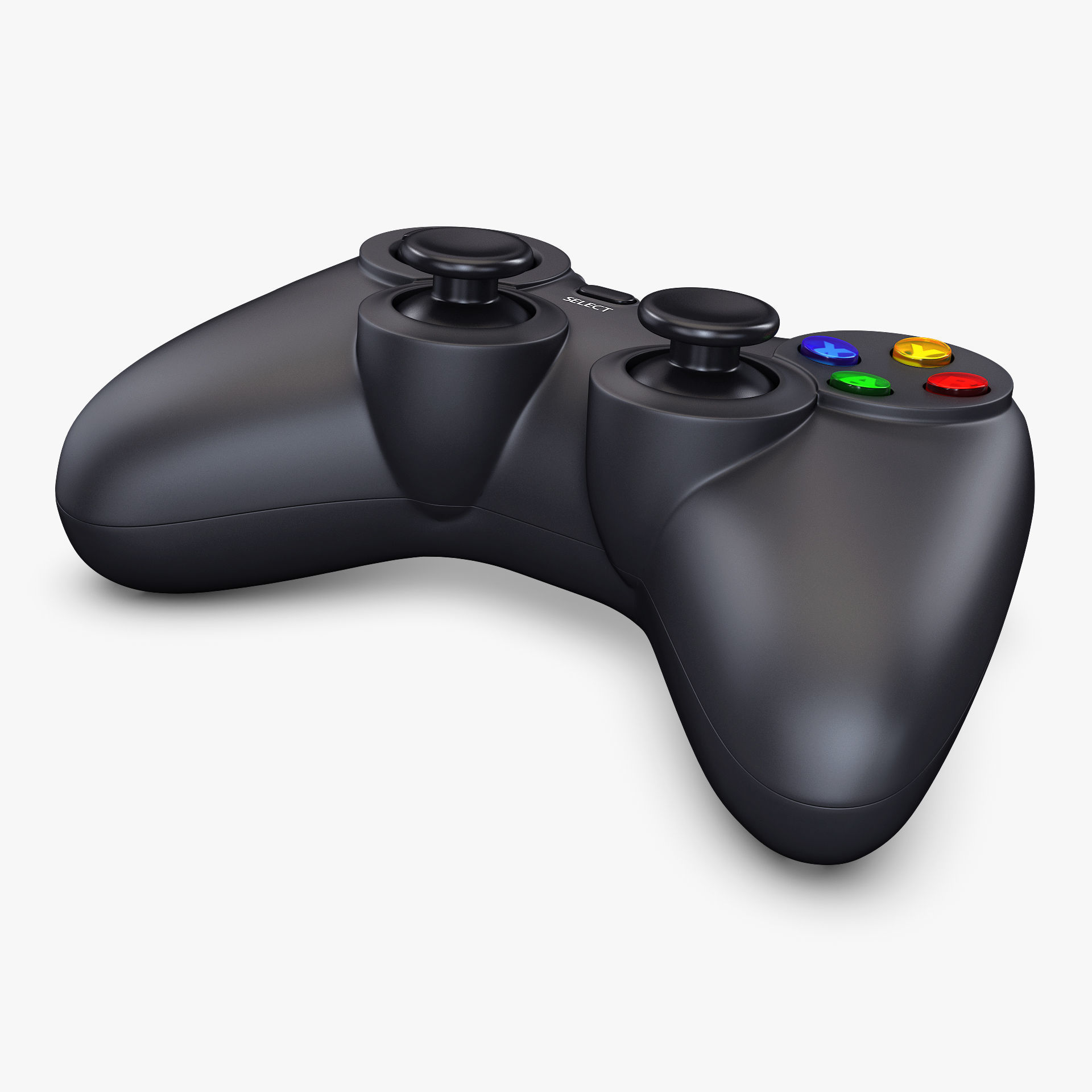 Generic Video Game Controller M 1 3D model_5