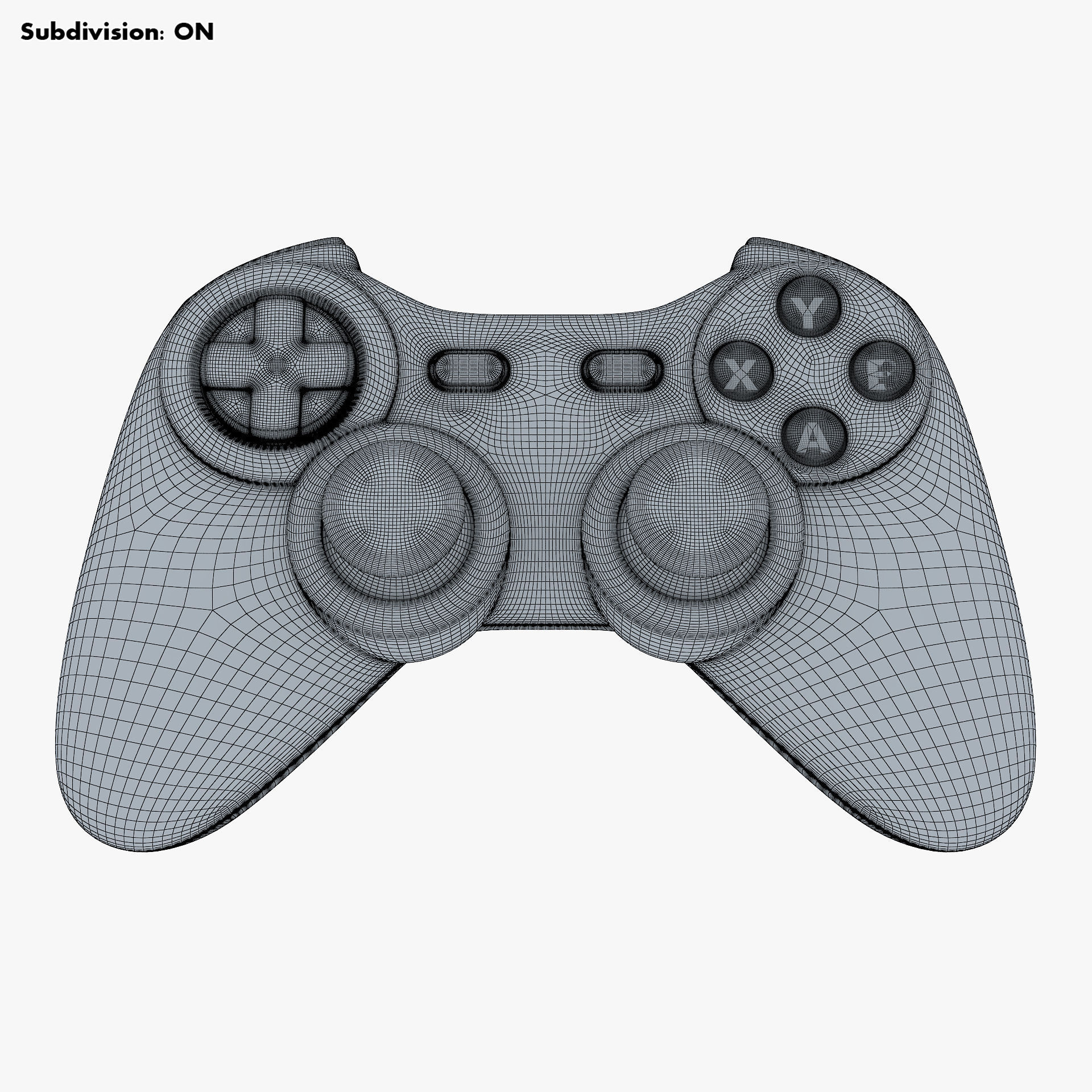 Generic Video Game Controller M 1 3D model_13