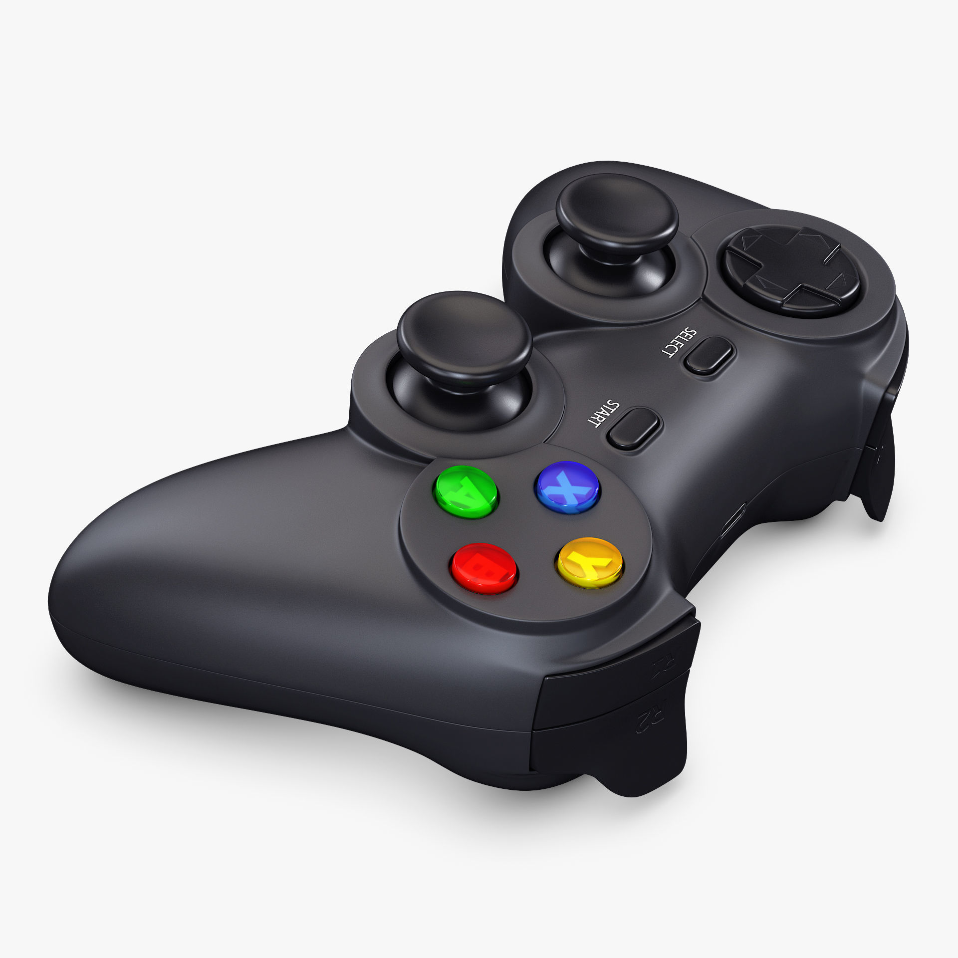 Generic Video Game Controller M 1 3D model_4