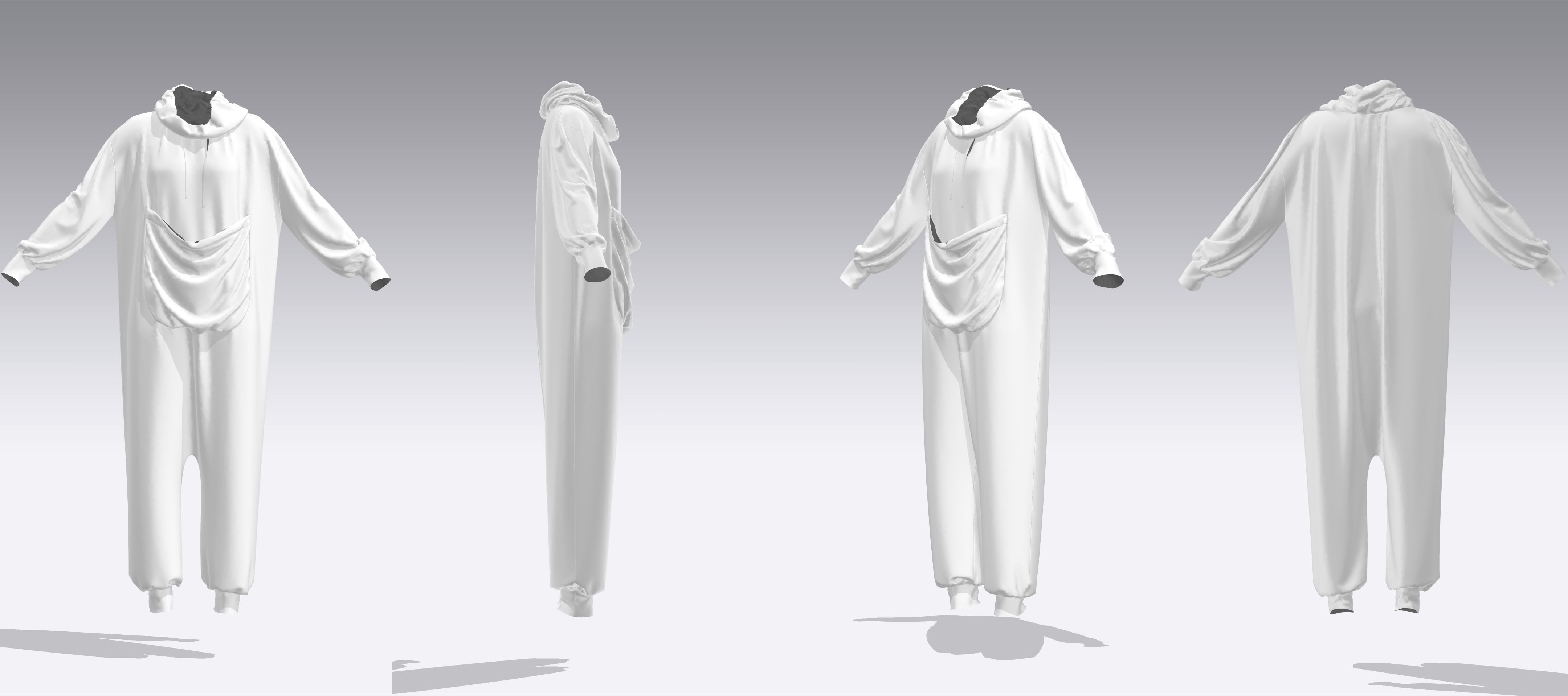 Dress Outfits MD CLO 3D zprj project files 3D model_11