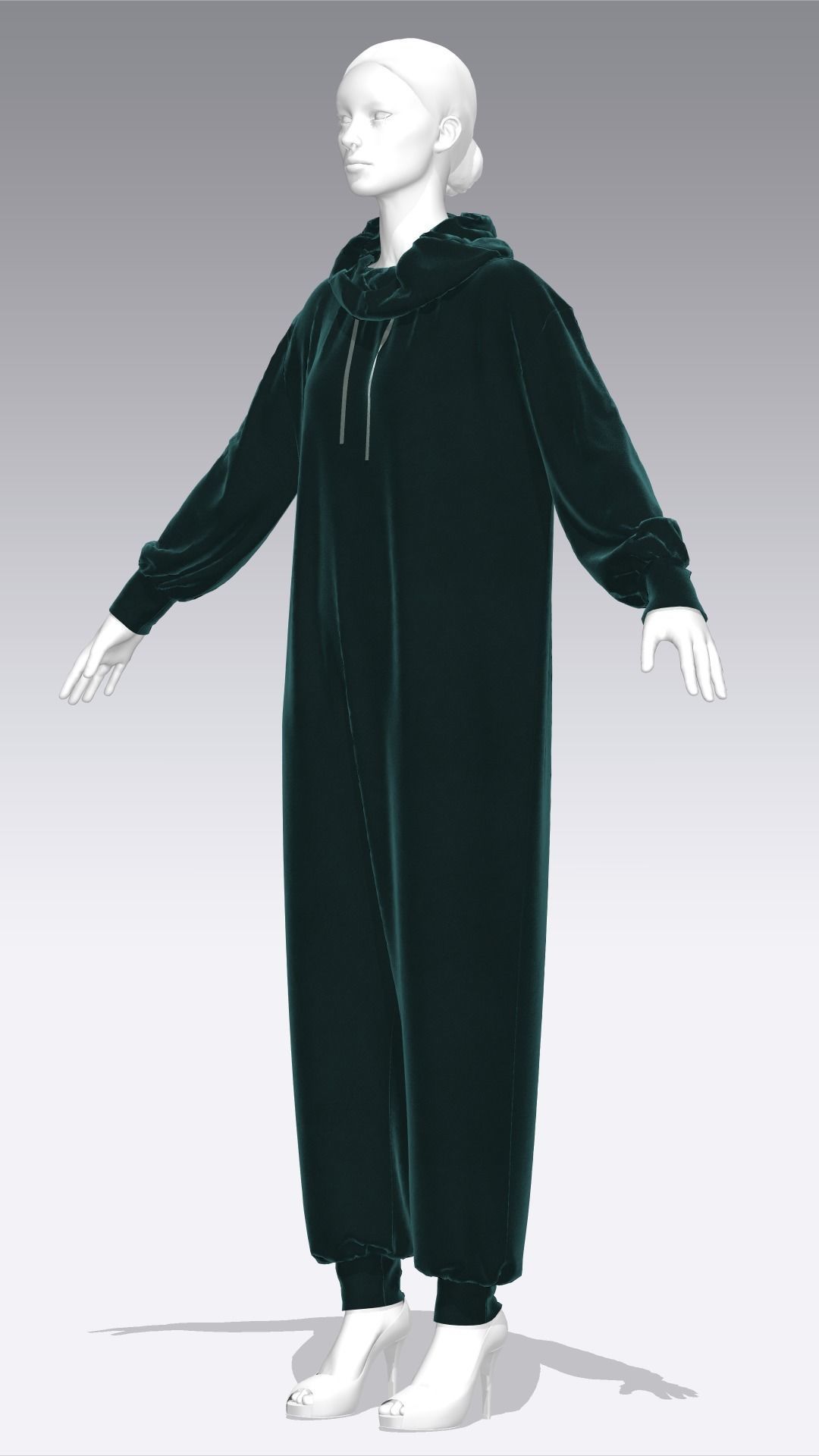 Dress Outfits MD CLO 3D zprj project files 3D model_32