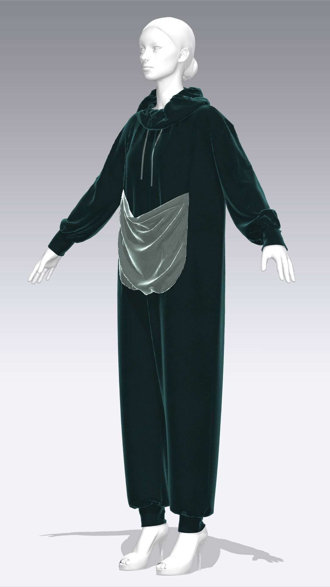 Dress Outfits MD CLO 3D zprj project files 3D model_41