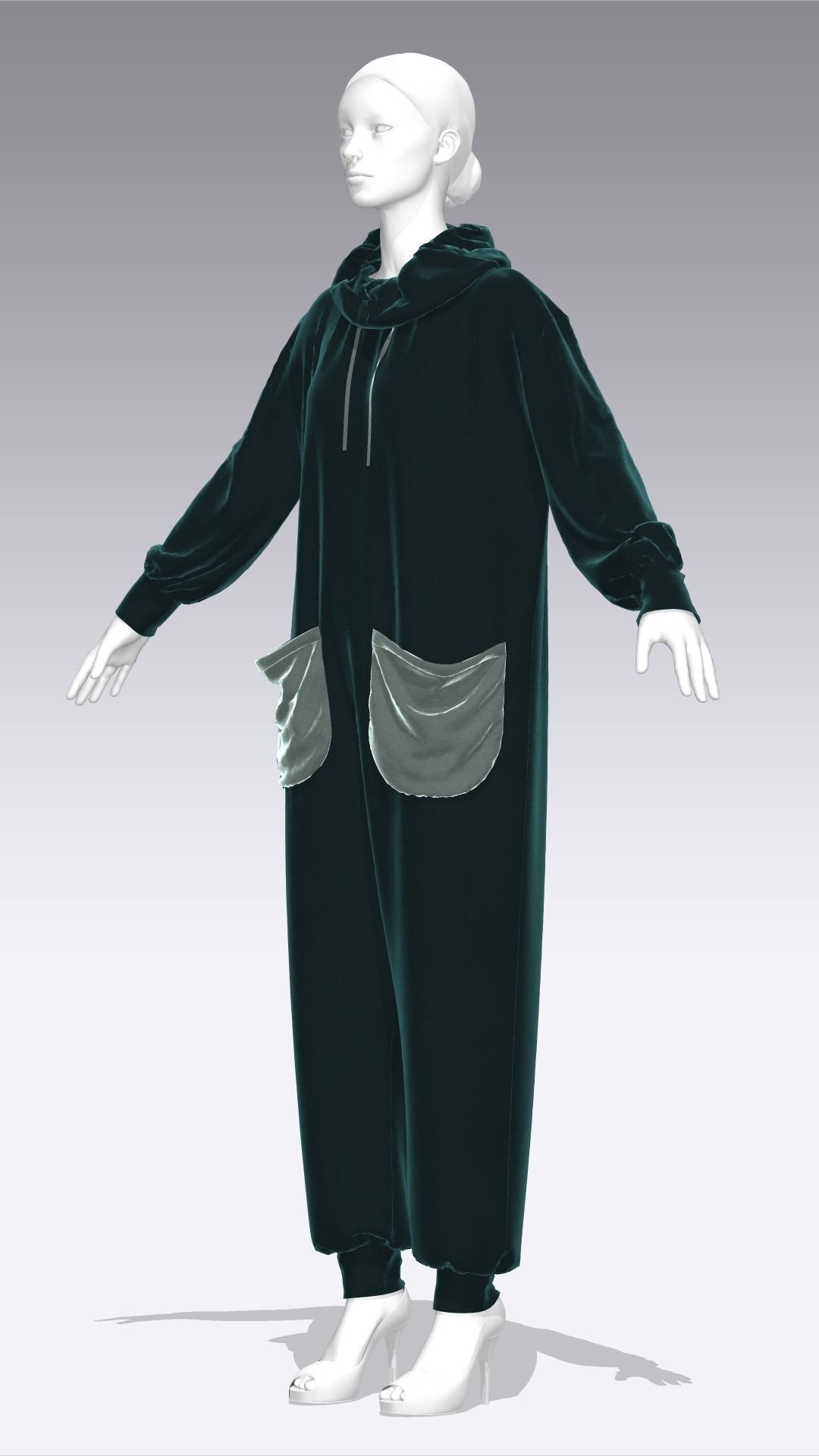 Dress Outfits MD CLO 3D zprj project files 3D model_49