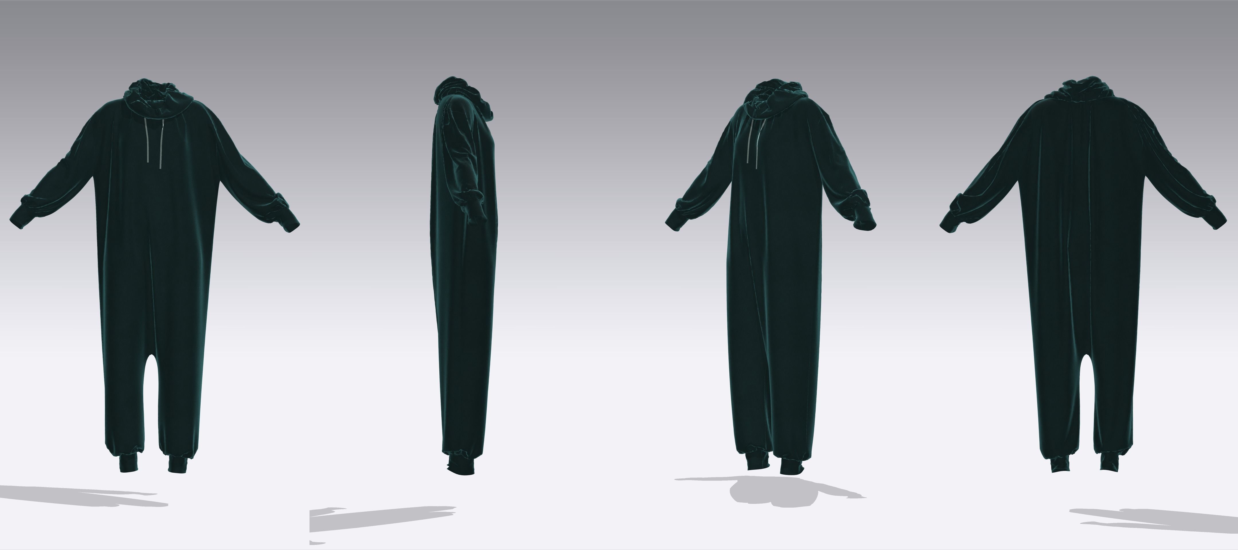 Dress Outfits MD CLO 3D zprj project files 3D model_7