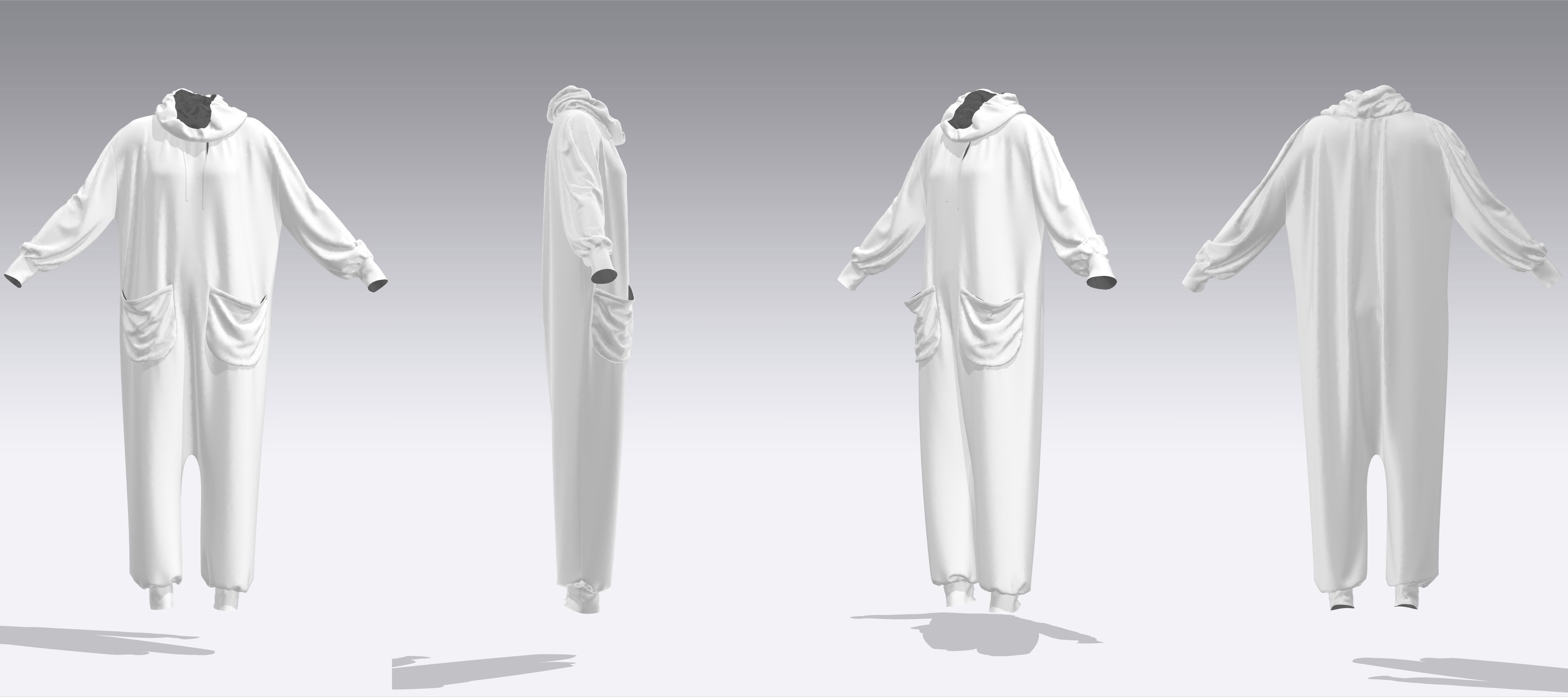 Dress Outfits MD CLO 3D zprj project files 3D model_12
