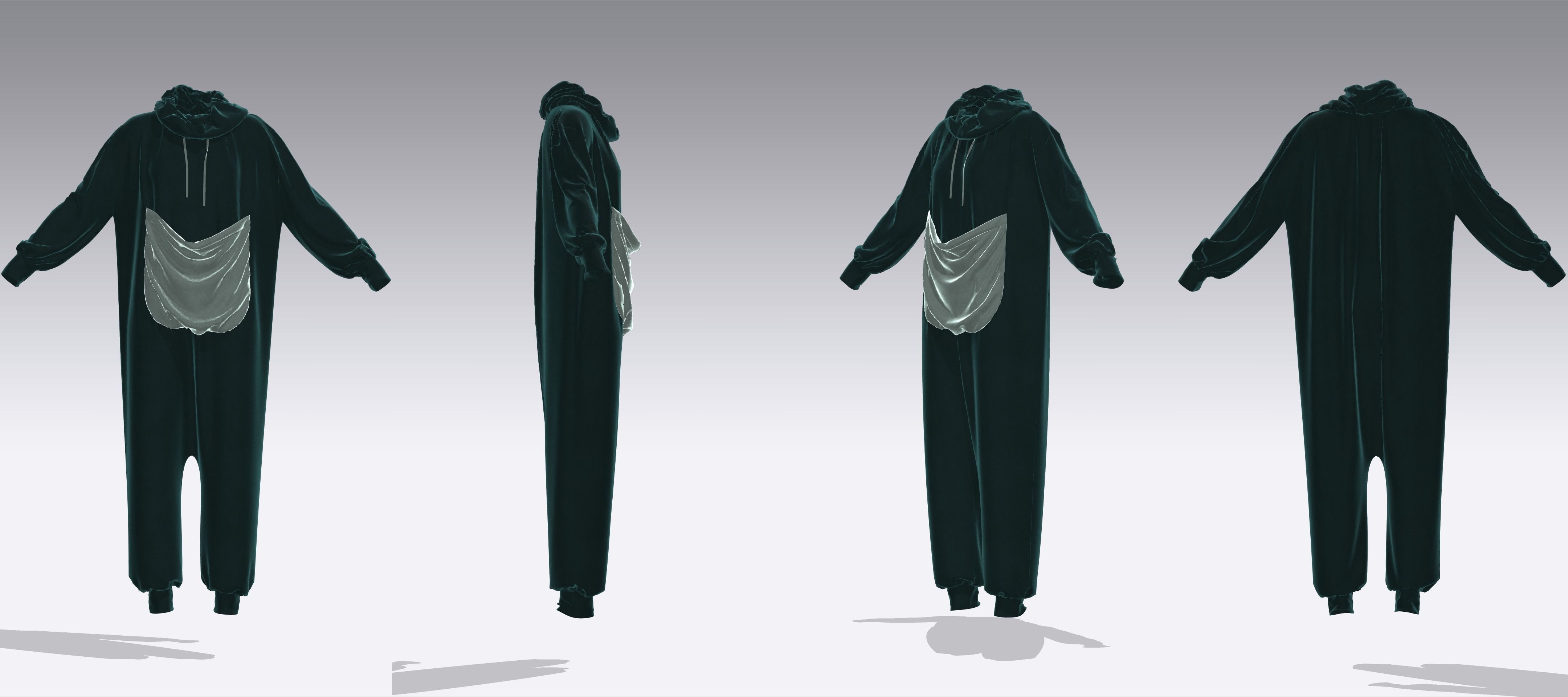 Dress Outfits MD CLO 3D zprj project files 3D model_8