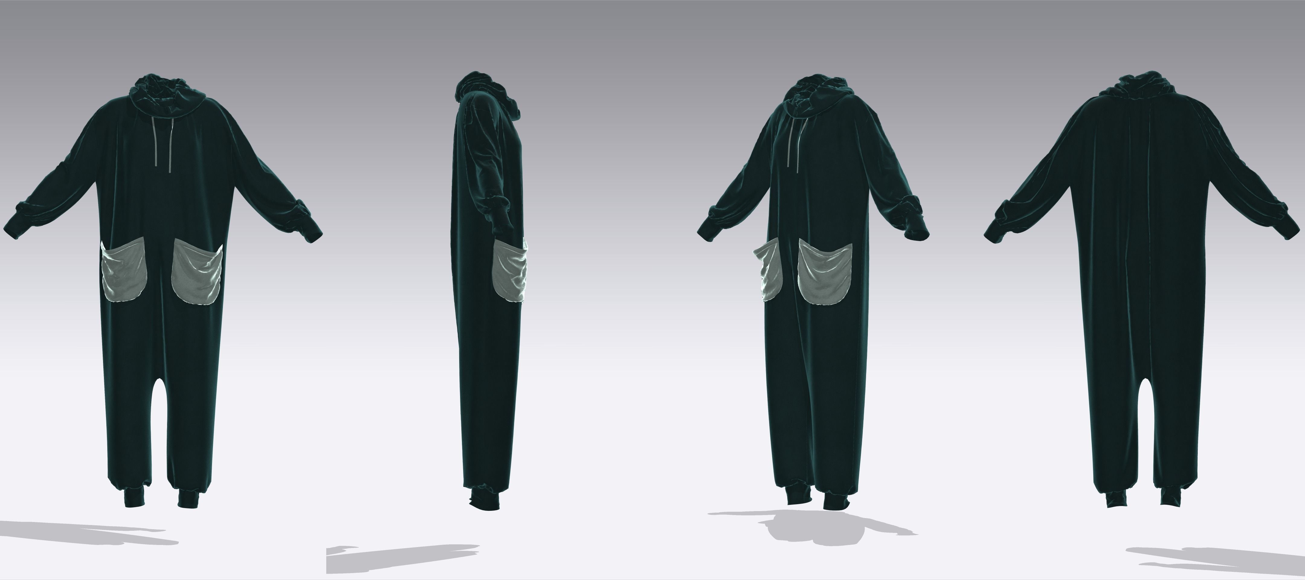 Dress Outfits MD CLO 3D zprj project files 3D model_9